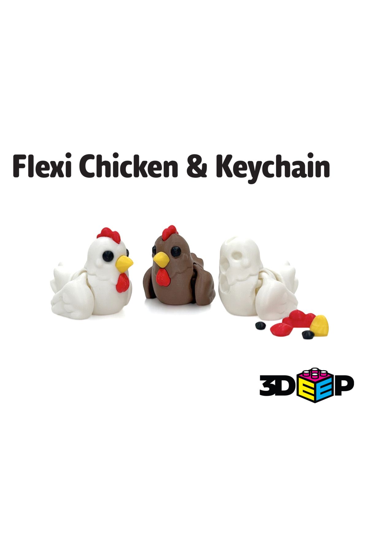 talaşoğlu Flexi Chicken & Keychain - Destek yok