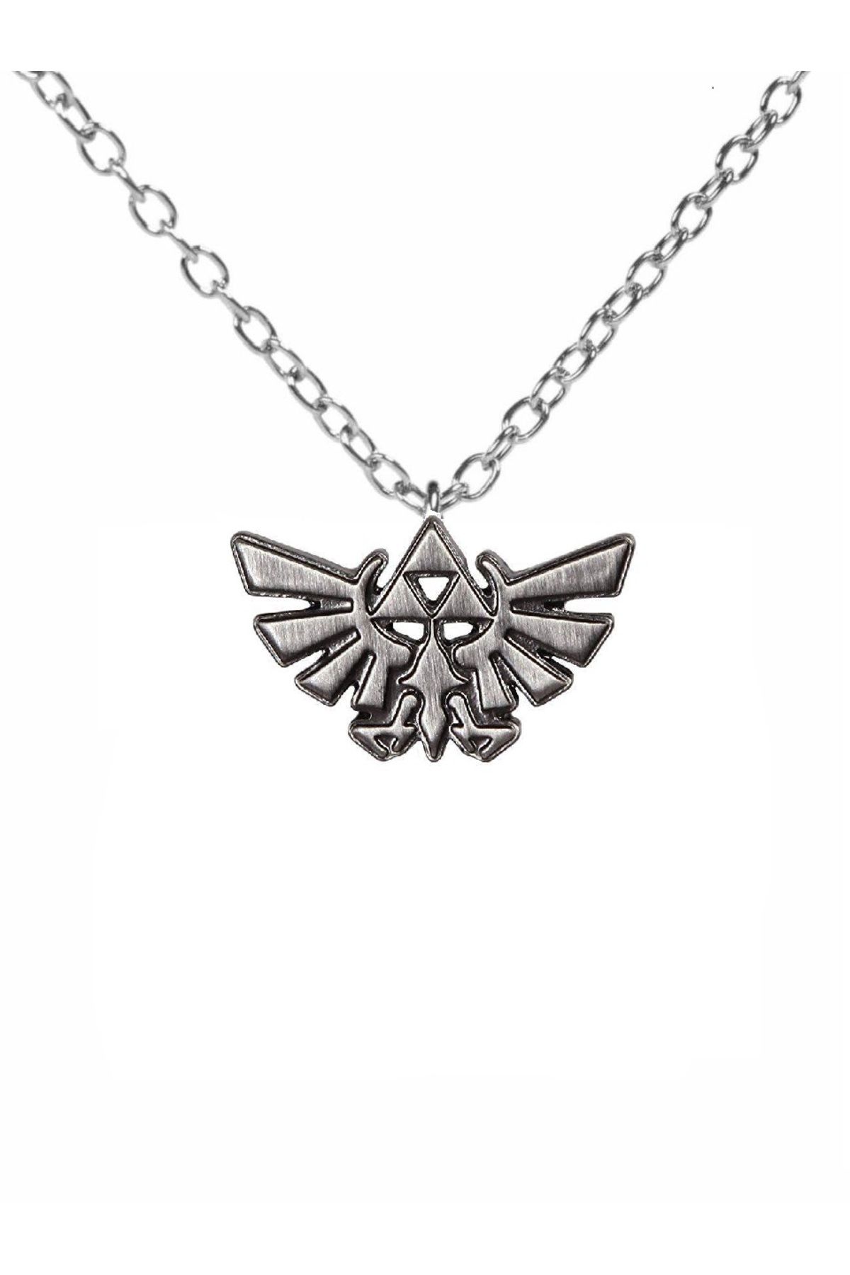 Herşey Nota Zelda Efsanesi Vintage Kolye 60 cm Zincirli | Masoffy Anime Oyun Temalı Unisex Takı
