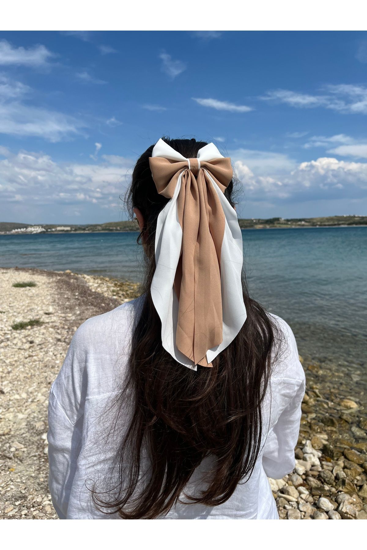 peracoaksesuar Çift Katlı Kumaş Fiyonk Toka