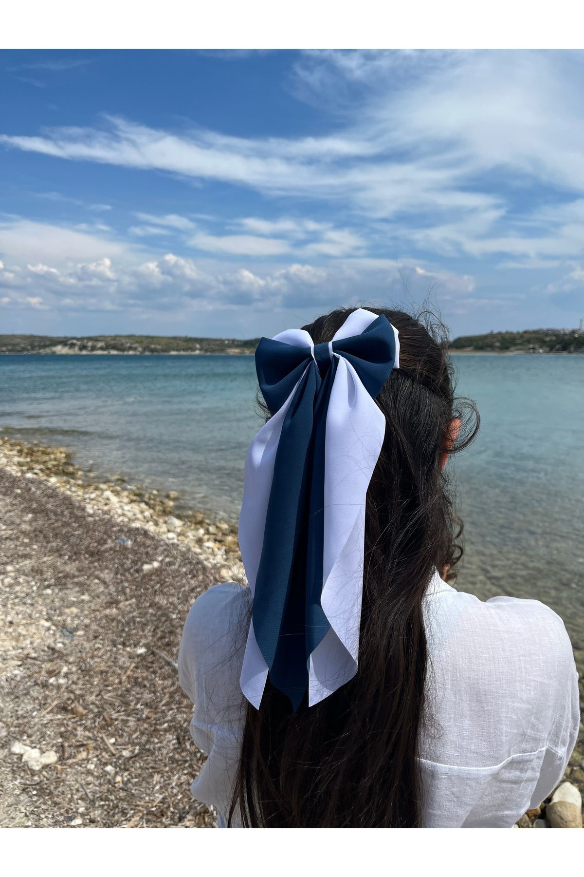 peracoaksesuar Çift Katlı Kumaş Fiyonk Toka
