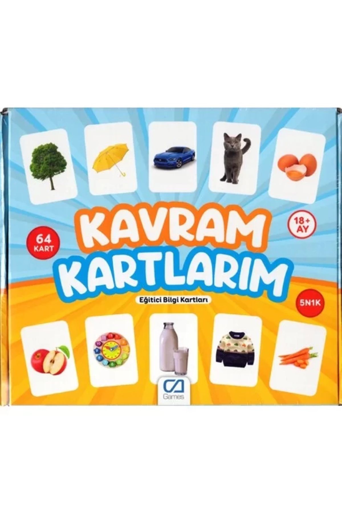 MBB ETİCARET Games Kavram Kartlarım 64 Kart 5175