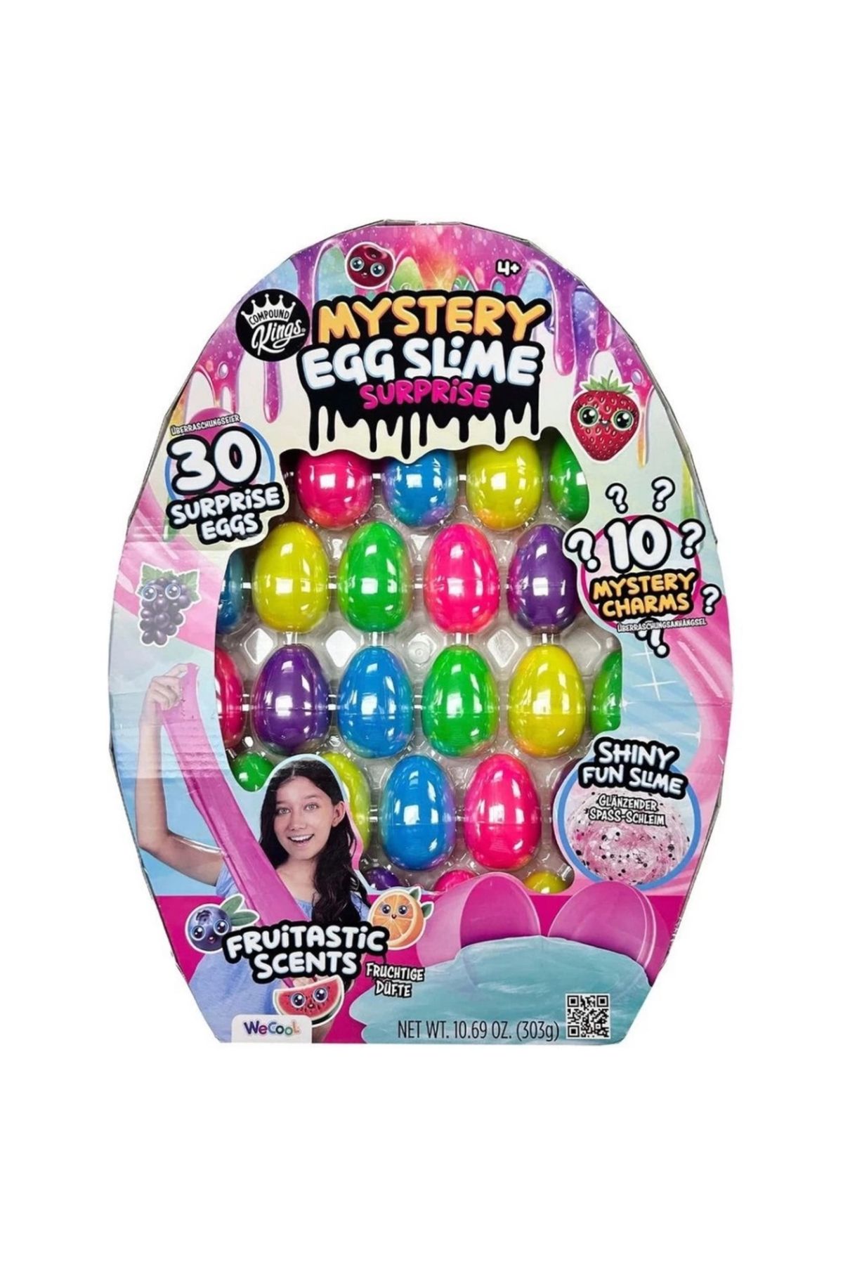 Finetoo Eğitici Oyuncak Gizemli Yumurta Slime Sürpriz Seti 300 gr