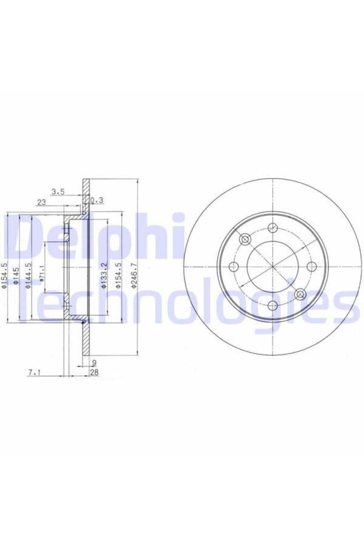 Universal ARKA FREN AYNASI PARTNER-BERLINGO 96 P307 00 1007 1.6 07 C3 02 C2 03 XSARA 99 247x9x4DL