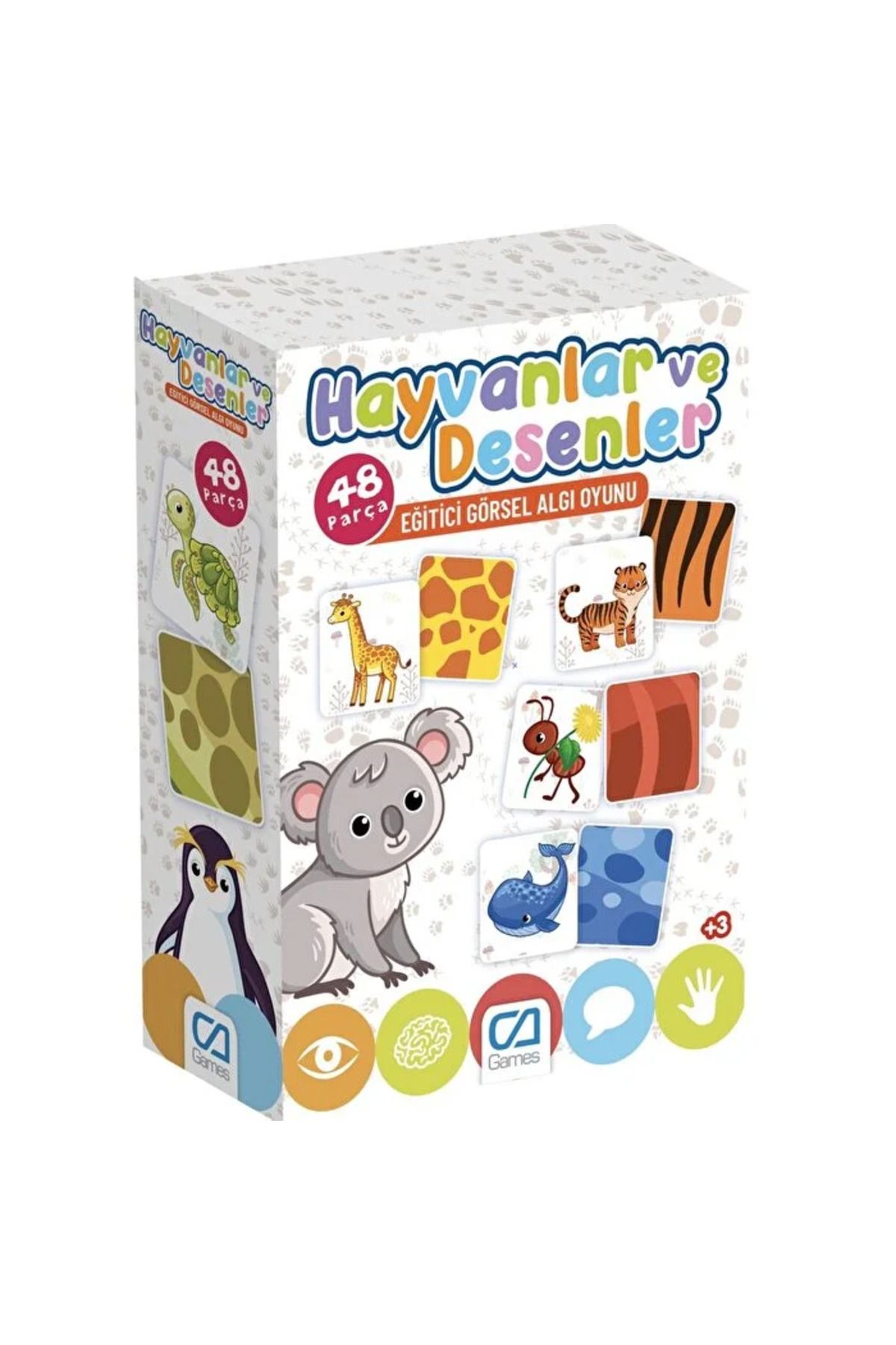 MBB ETİCARET Games Hayvanlar ve Desenleri 48 Parça 5155