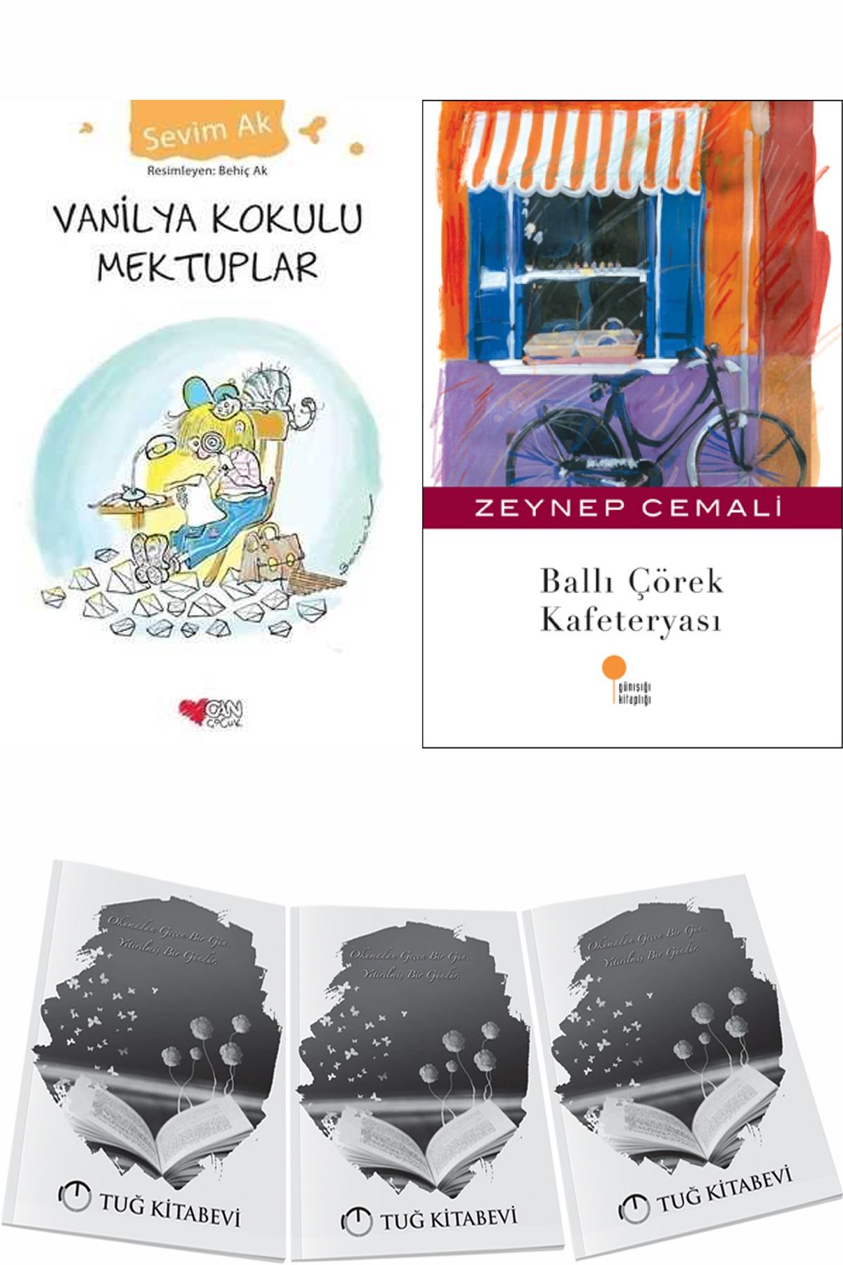 Can Yayınları Vanilya Kokulu Mektuplar ve Ballı Çörek Kafeteryası + Hediyeli