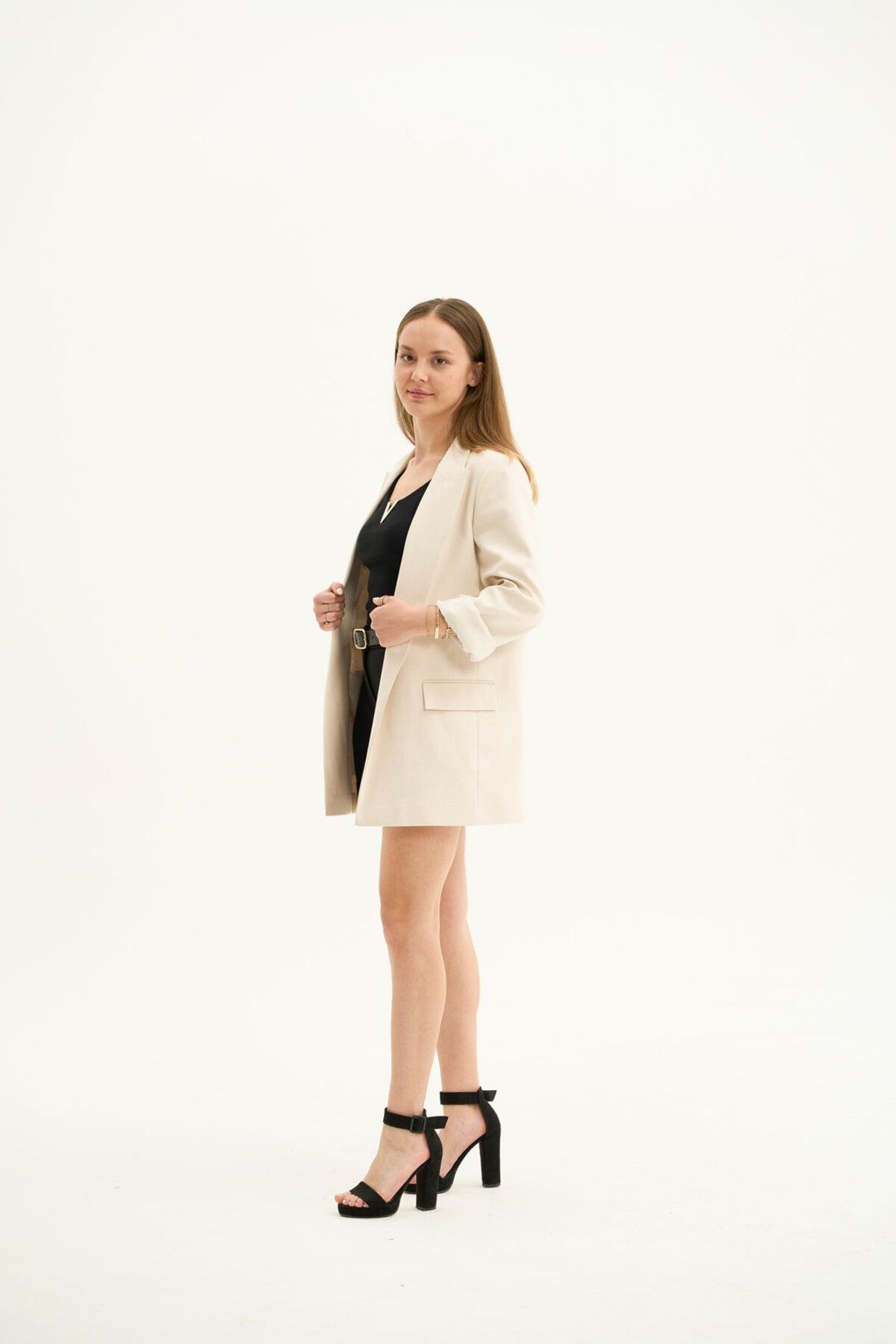 roibyardaözmen Blazer Ceket-Beige