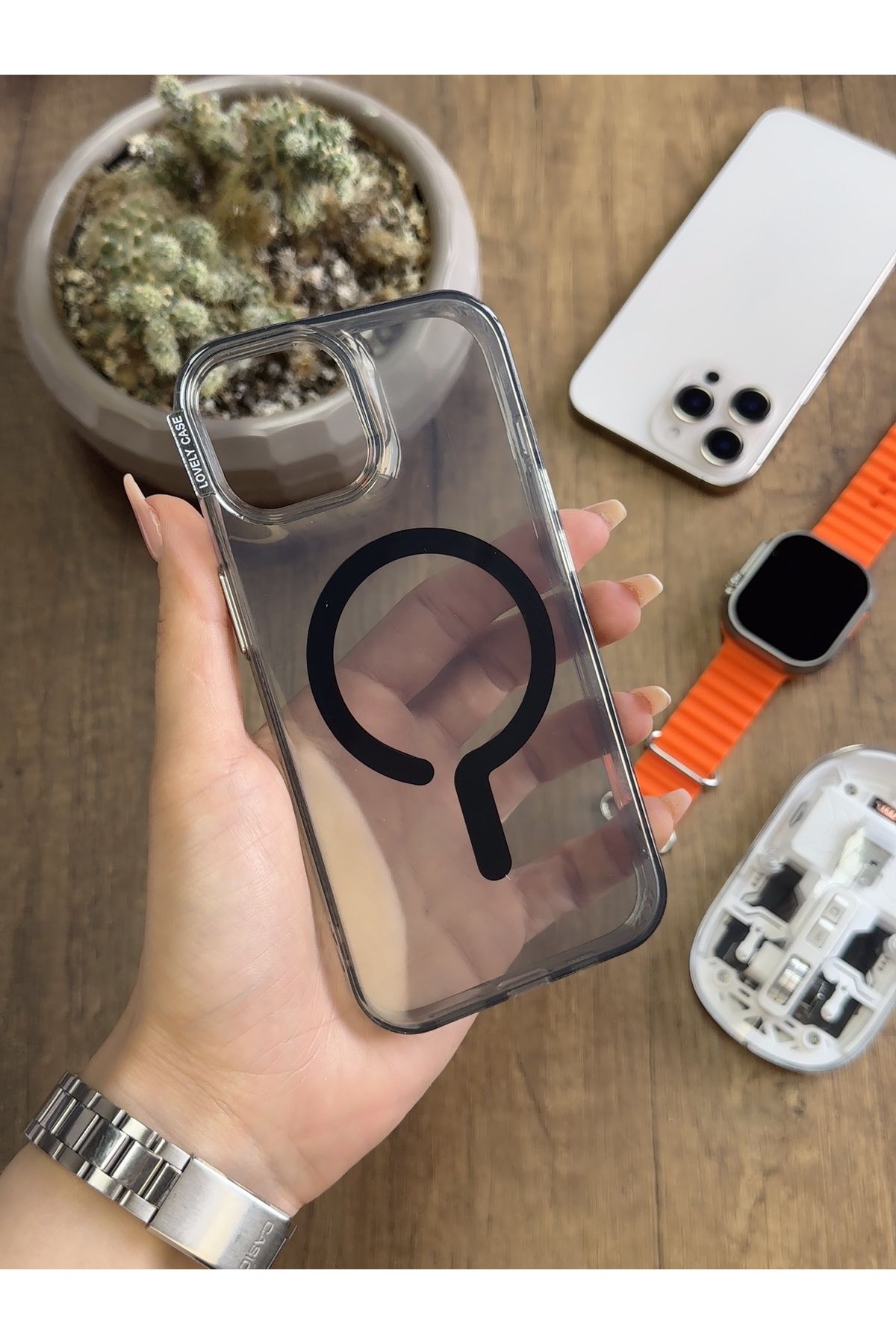 MTL iPhone 15 MagSafe Uyumlu Silikon Kılıf Soocase661