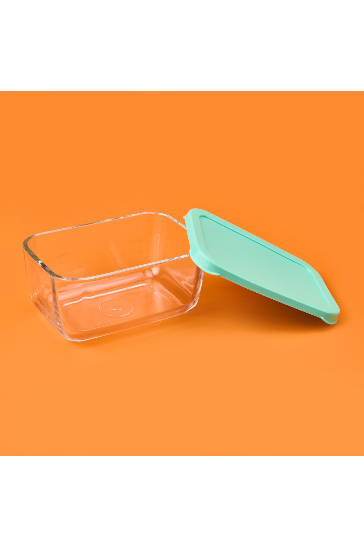 Paşabahçe Snow Box Saklama Kabı - Şeffaf / Yeşil - 790 ml