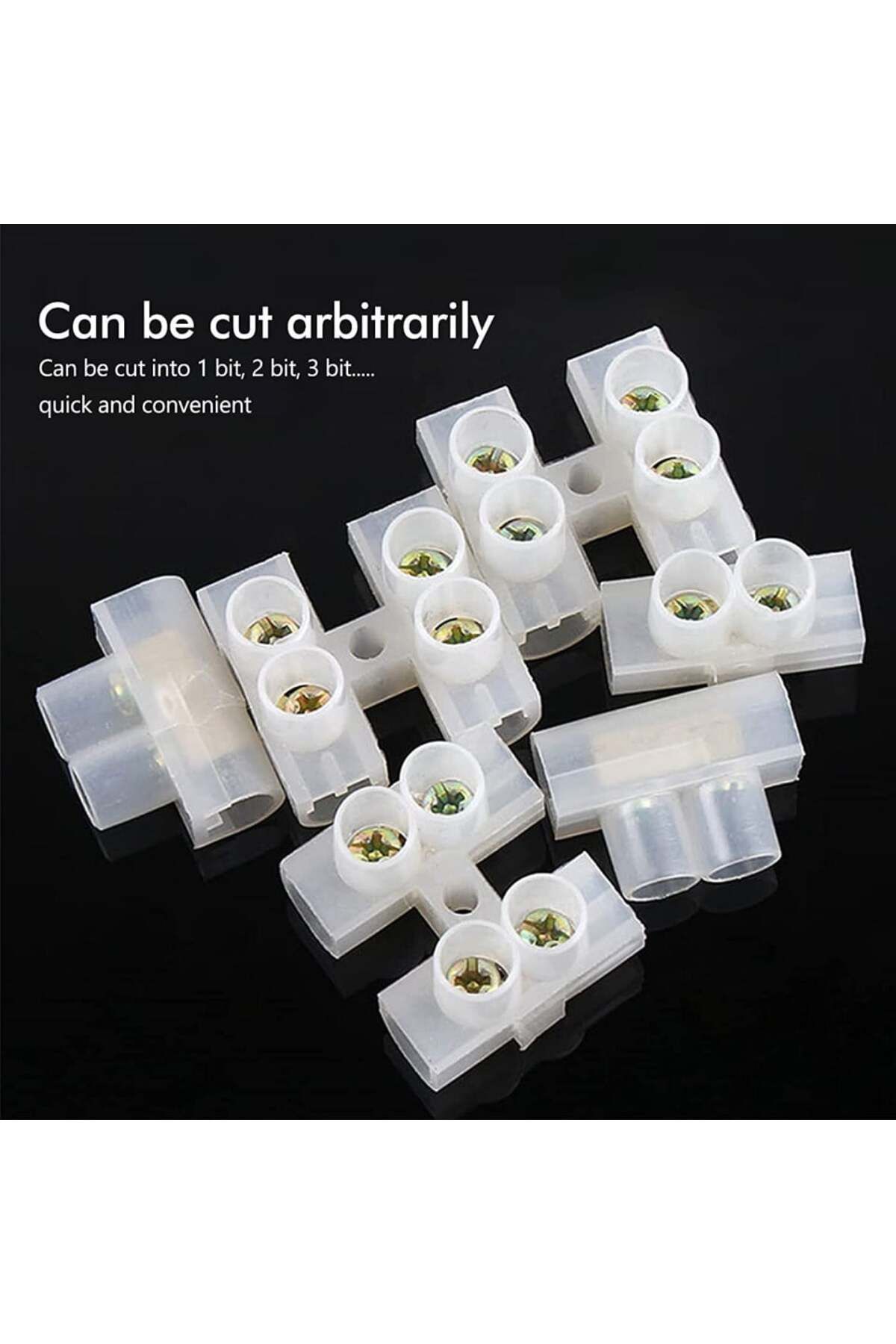 Aprilye-Set of 10 Aprilye electrical connector blocks, copper/PP, 30 A, 16 mm, 380 V 6
