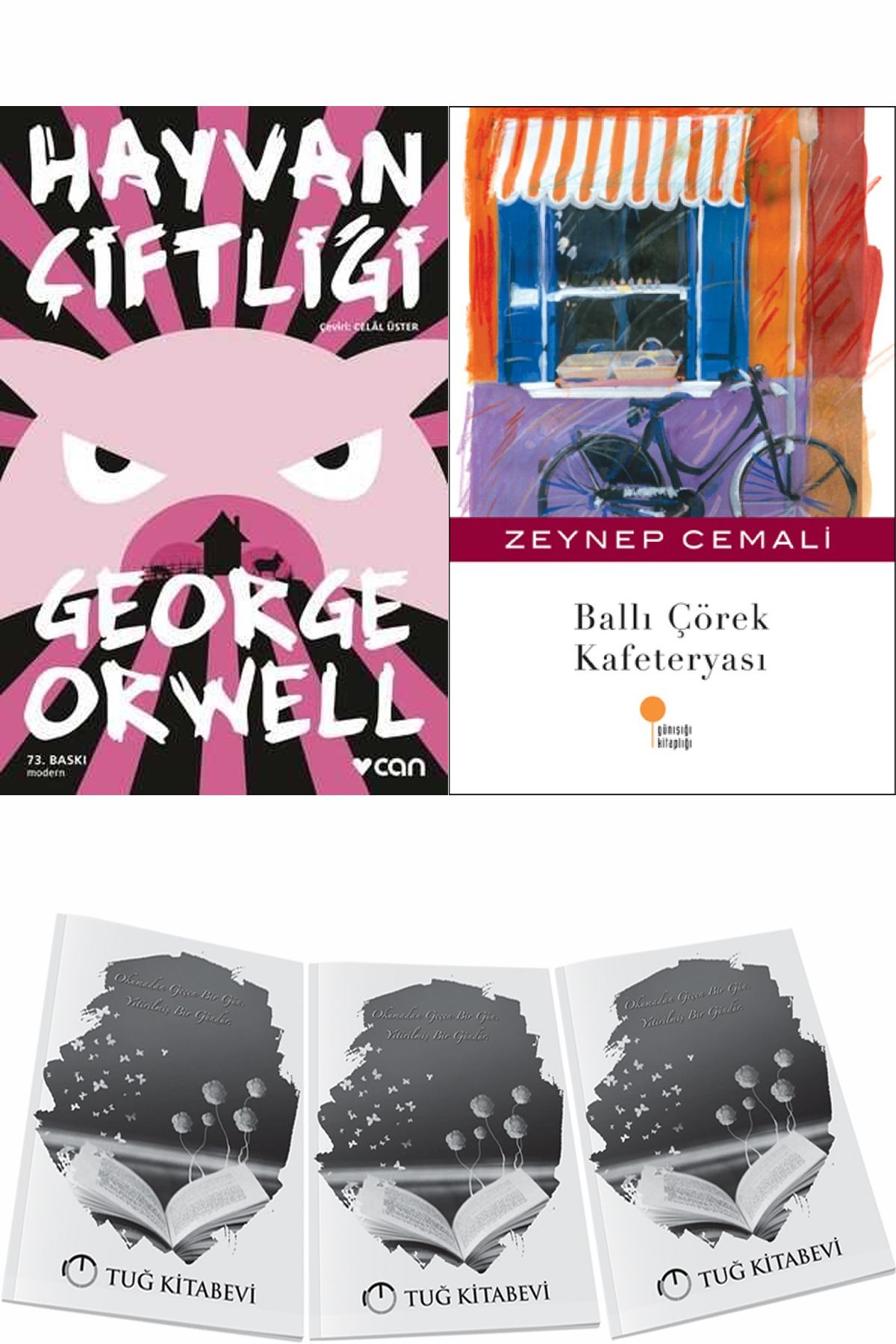 Can Yayınları Hayvan Çiftliği ve Ballı Çörek Kafeteryası + Hediyeli