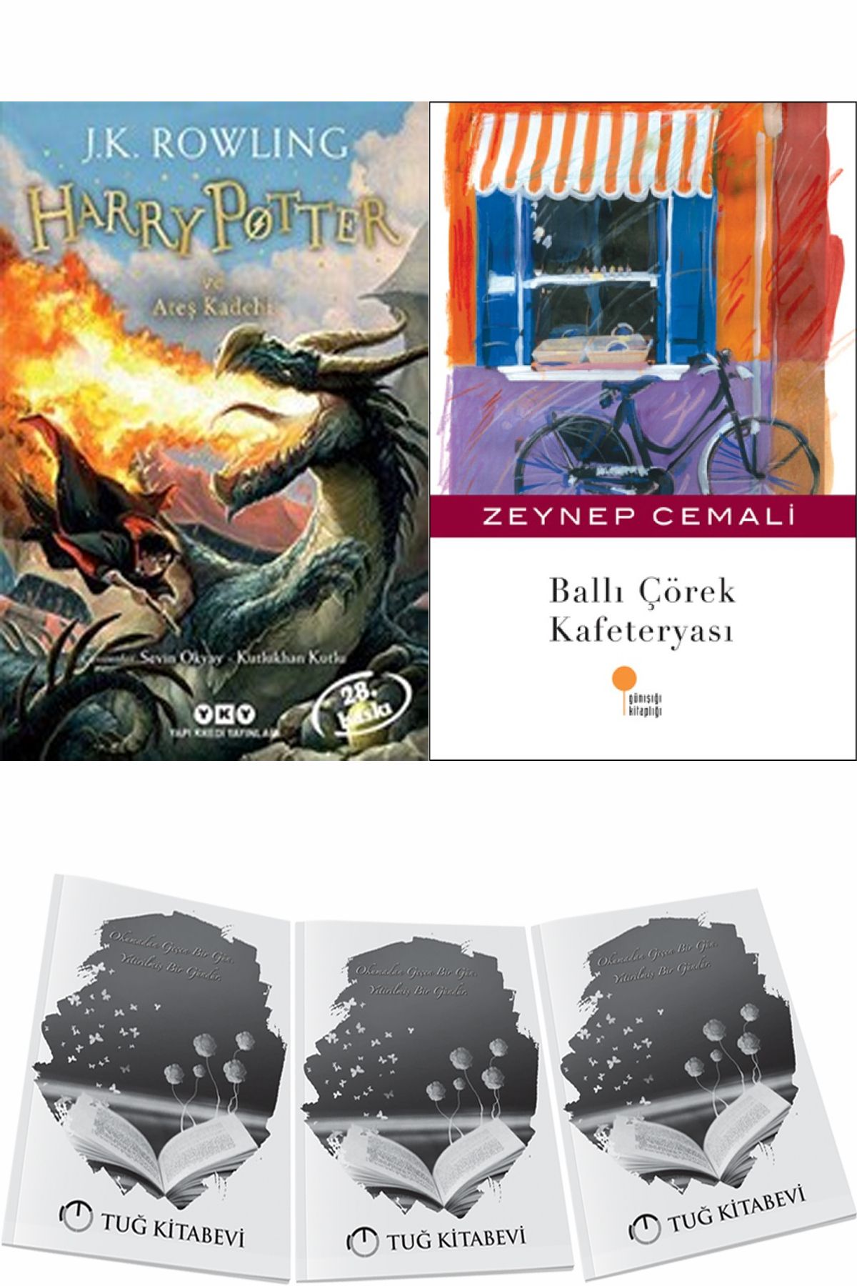 Yapı Kredi Yayınları Harry Potter ve Ateş Kadehi ve Ballı Çörek Kafeteryası + Hediyeli