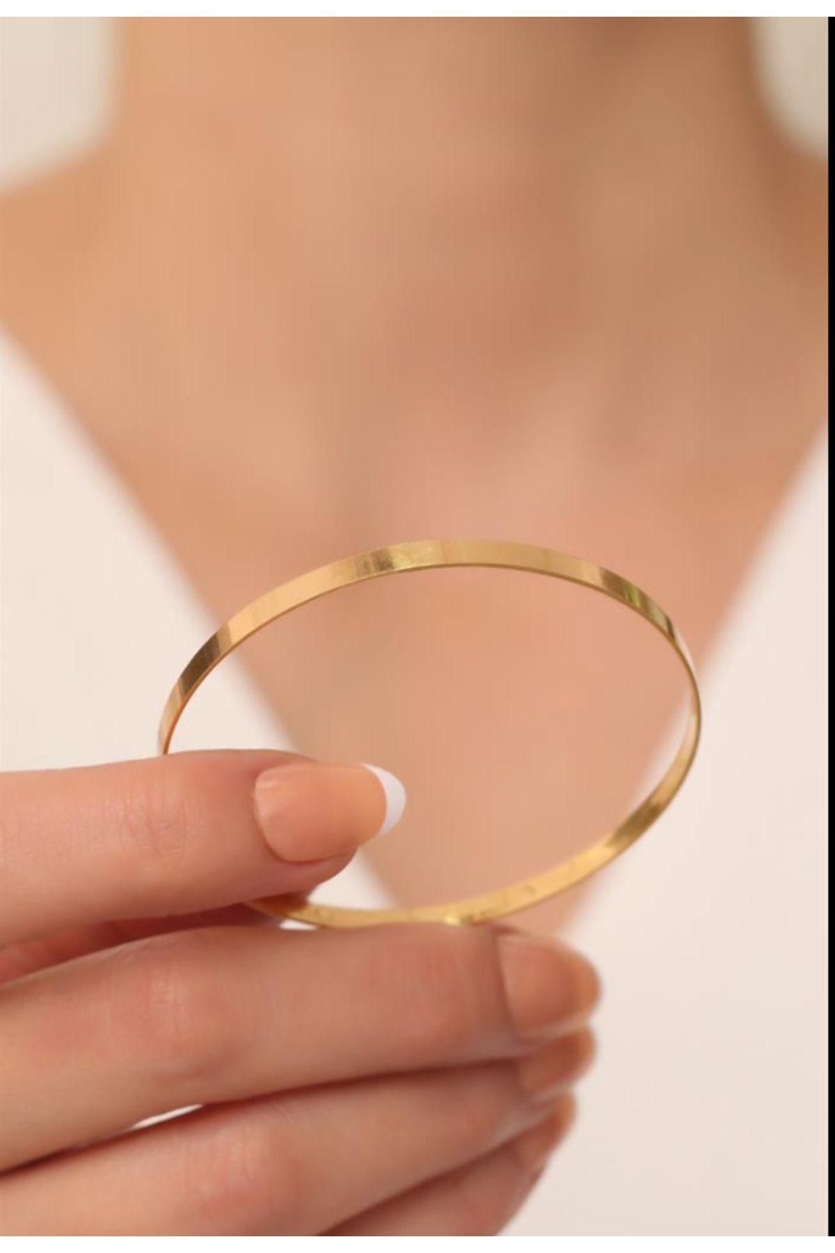 Ajda Kibrit Çöpü Bilezik - 22 Ayar - 8 Gram - 1 mm