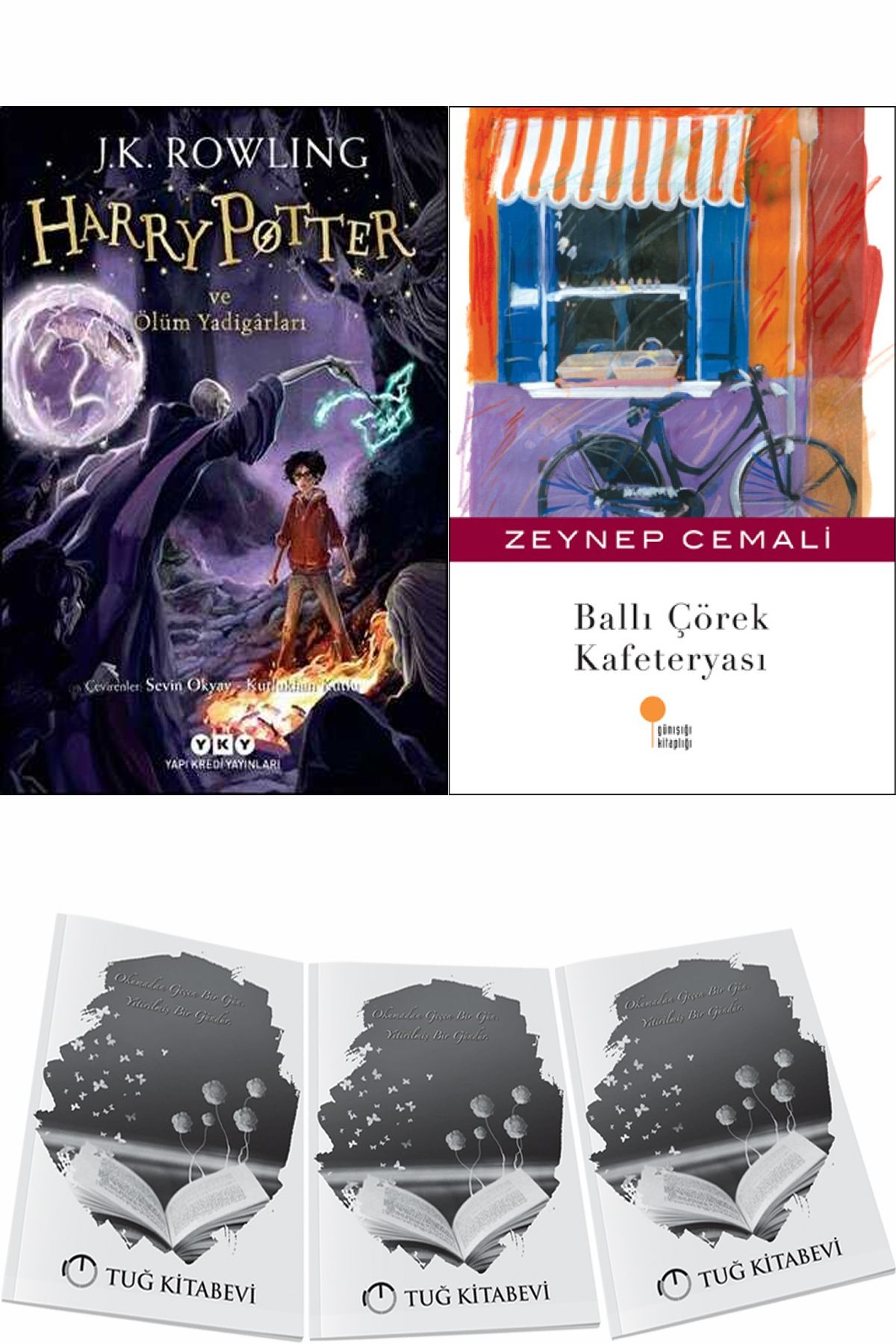 Yapı Kredi Yayınları Harry Potter ve Ölüm Yadigârları ve Ballı Çörek Kafeteryası + Hediyeli