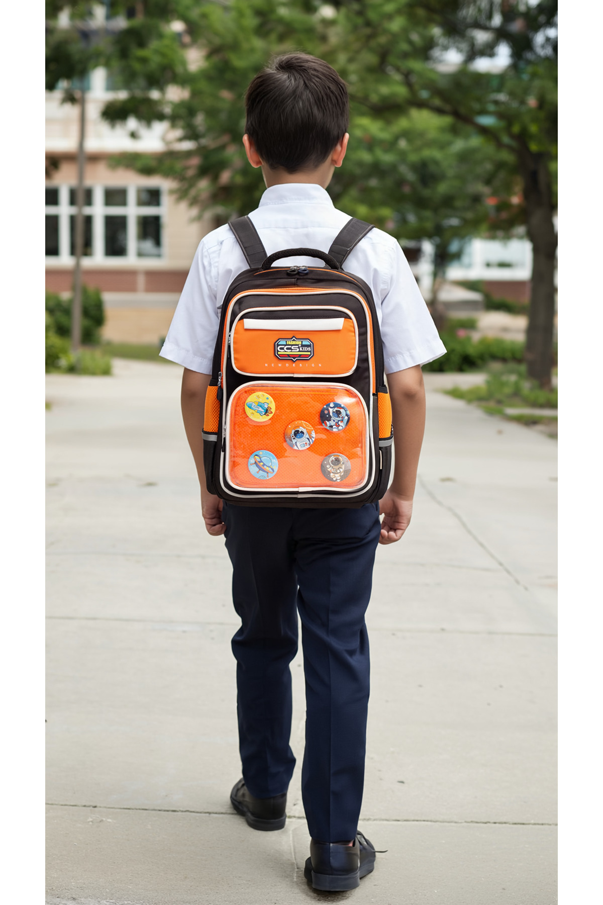 ÇÇS-Ççs 51923 School Backpack Student Daily Travel Holiday Sports Walking Trip Lacquer-Green 3