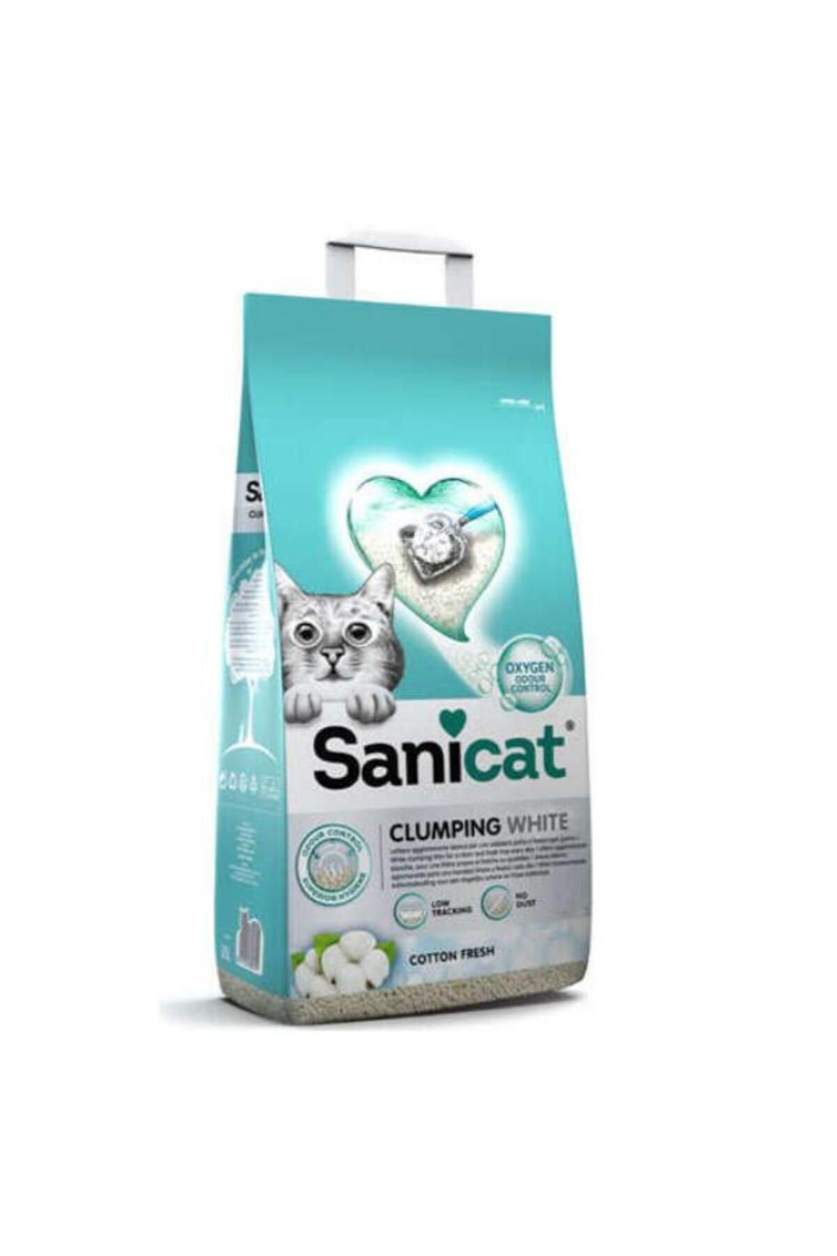 Elioure Clumping White Cotton Fresh Oksijen Kontrol Kedi Kumu 10lt