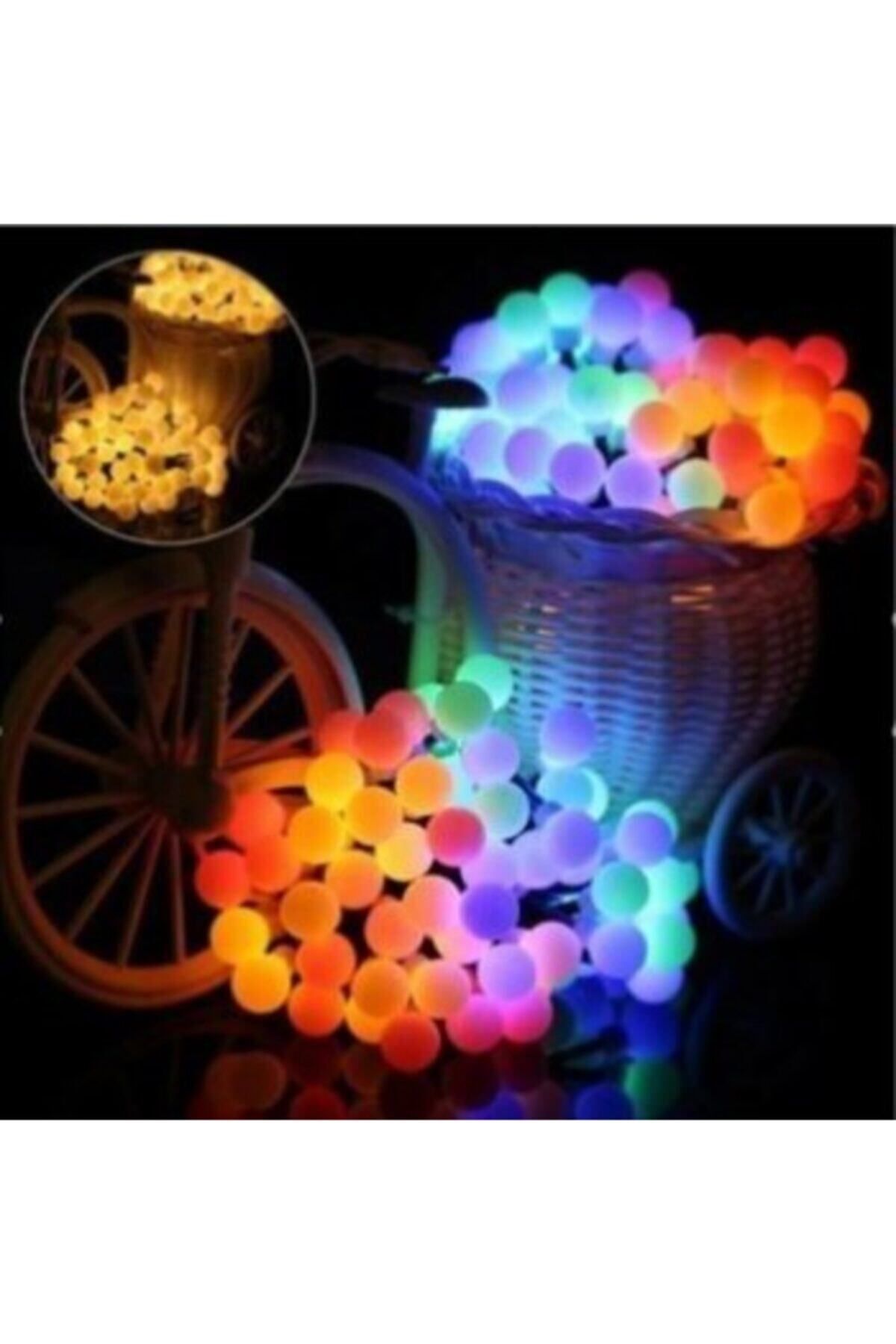 Elioure 3 Adet Top Led Rgb 5 Mt Animasyonlu Yılbaşı Süsü