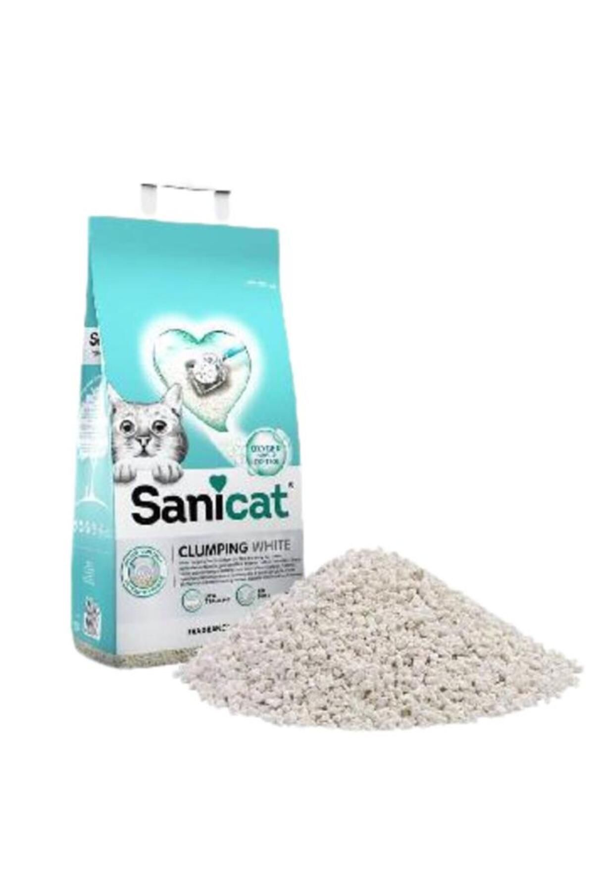 Elioure Clumping White Kokusuz Süper Topaklanan Beyaz Kedi Kumu 20 Lt