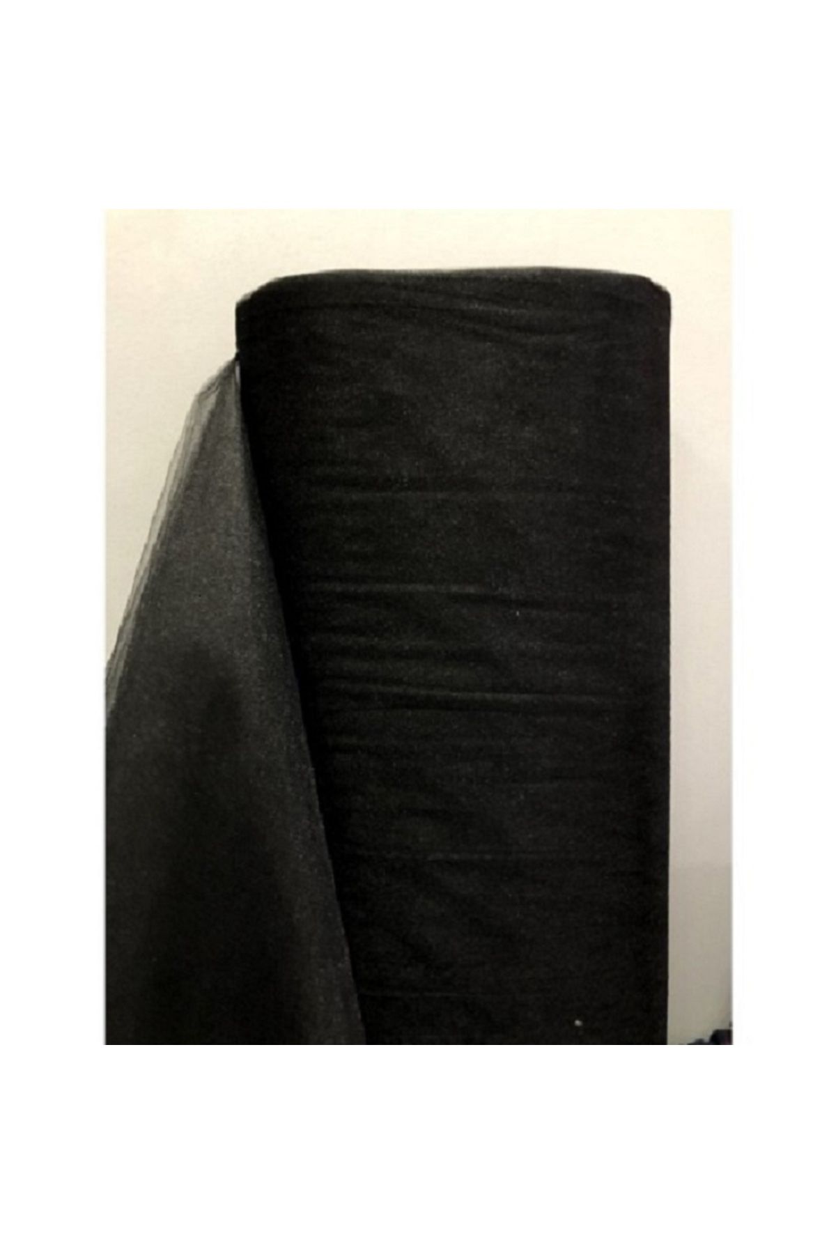 Zanzibar Siyah Kristal Tül, Araba Tülü, Bohça Süsü Süsleme Tülü 280x100 Cm Siyah Tül