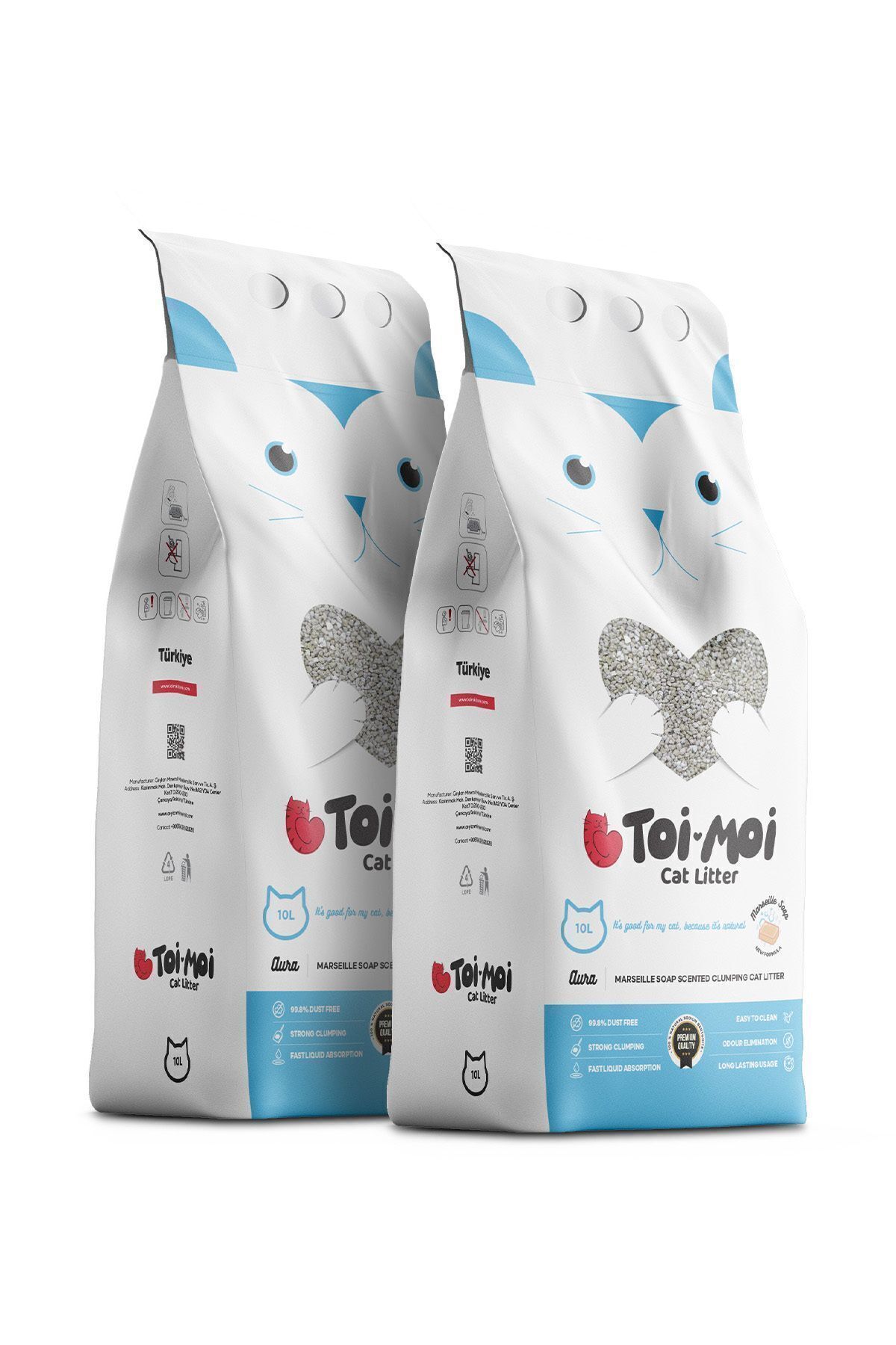 Elioure 20 Lt Marsilya Sabunu Kokulu Kedi Kumu (2X10LT)