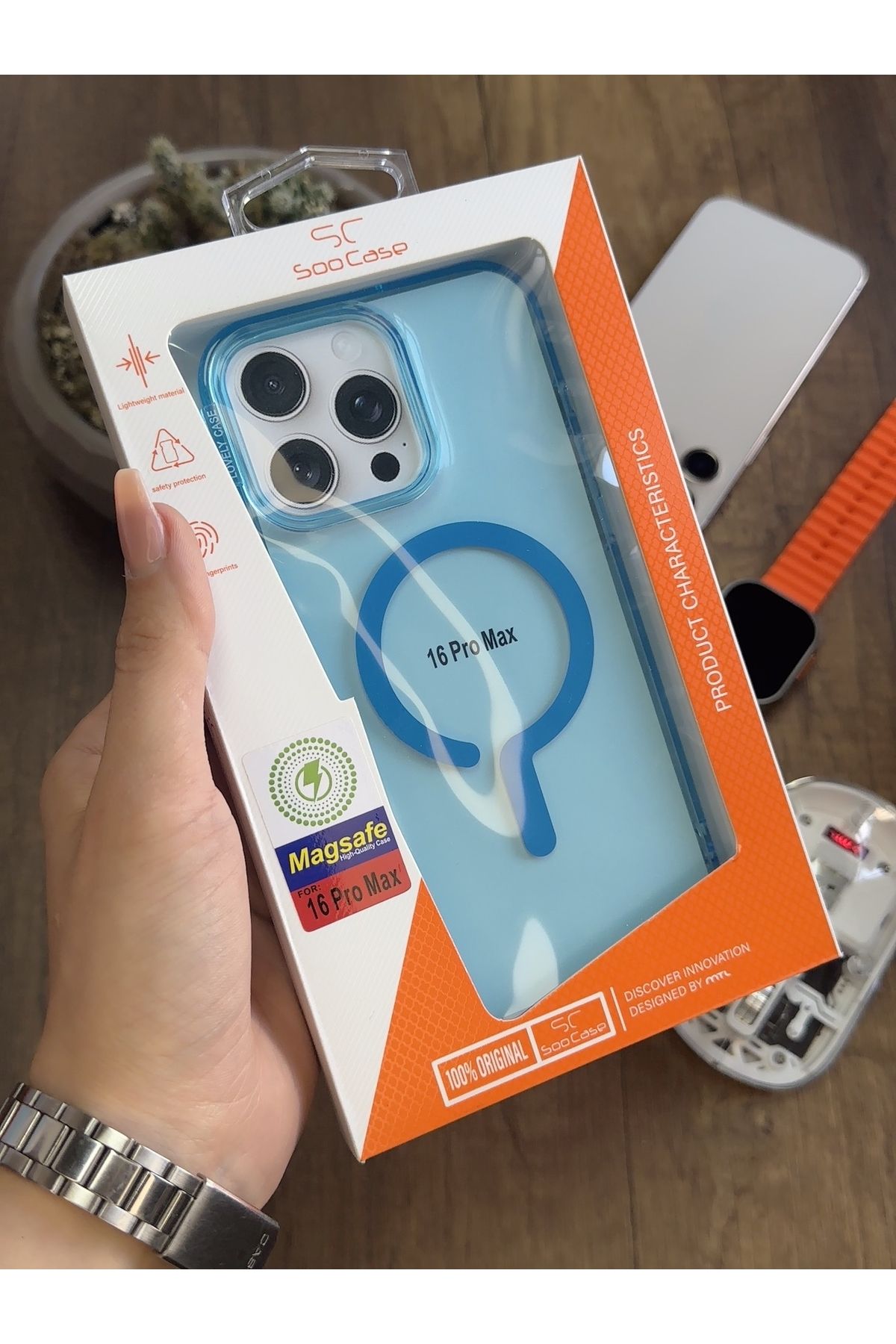 MTL iPhone 16 Pro Max MagSafe Uyumlu Silikon Kılıf Soocase661