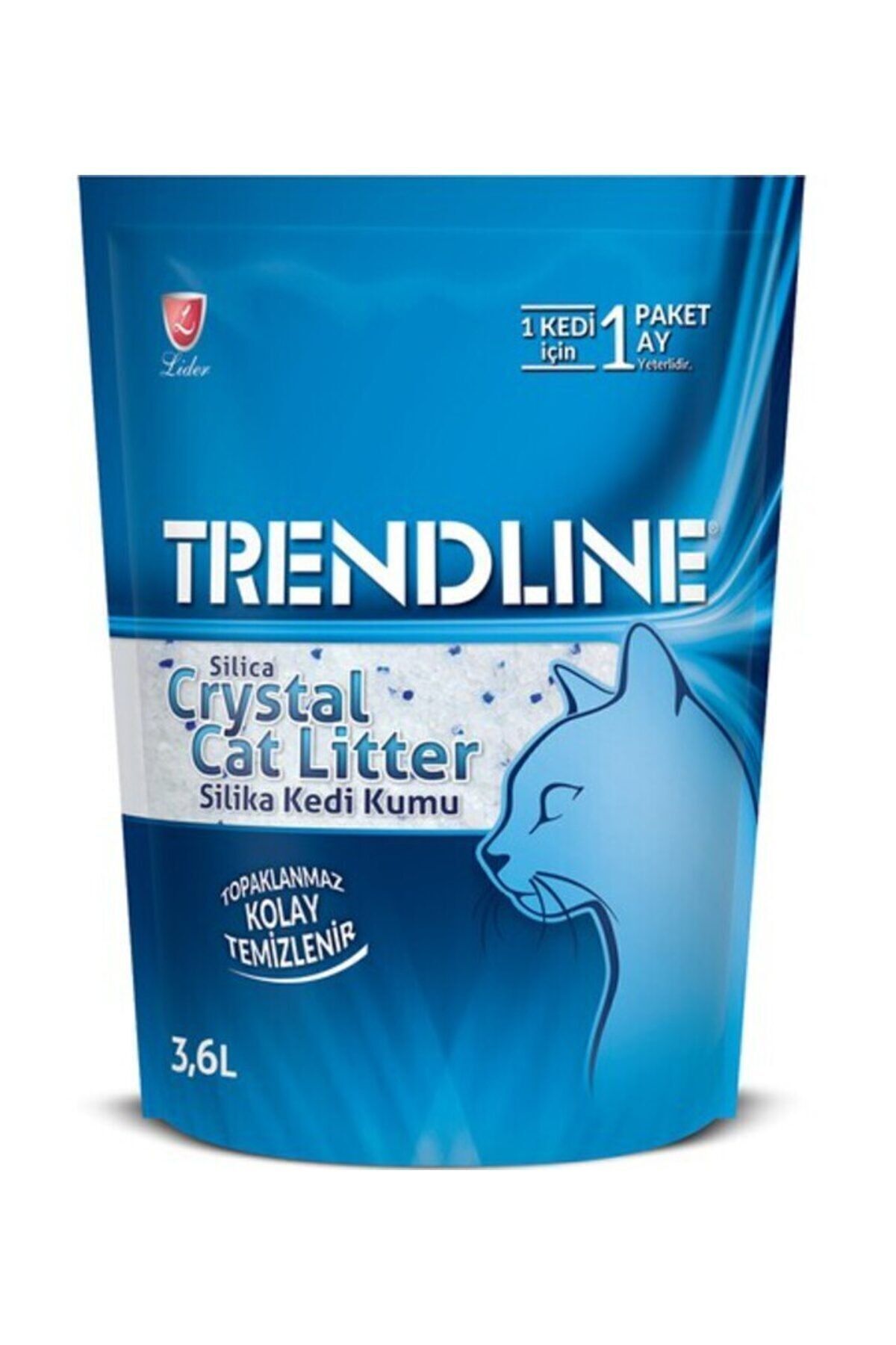 Elioure Silika Kristal Kedi Kumu 3,6 Lt