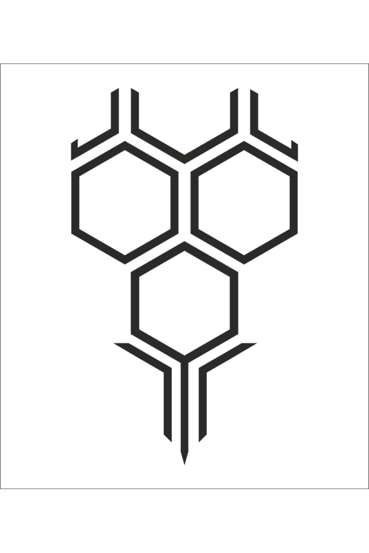 RVT Design Petek Sticker Yapıştırma