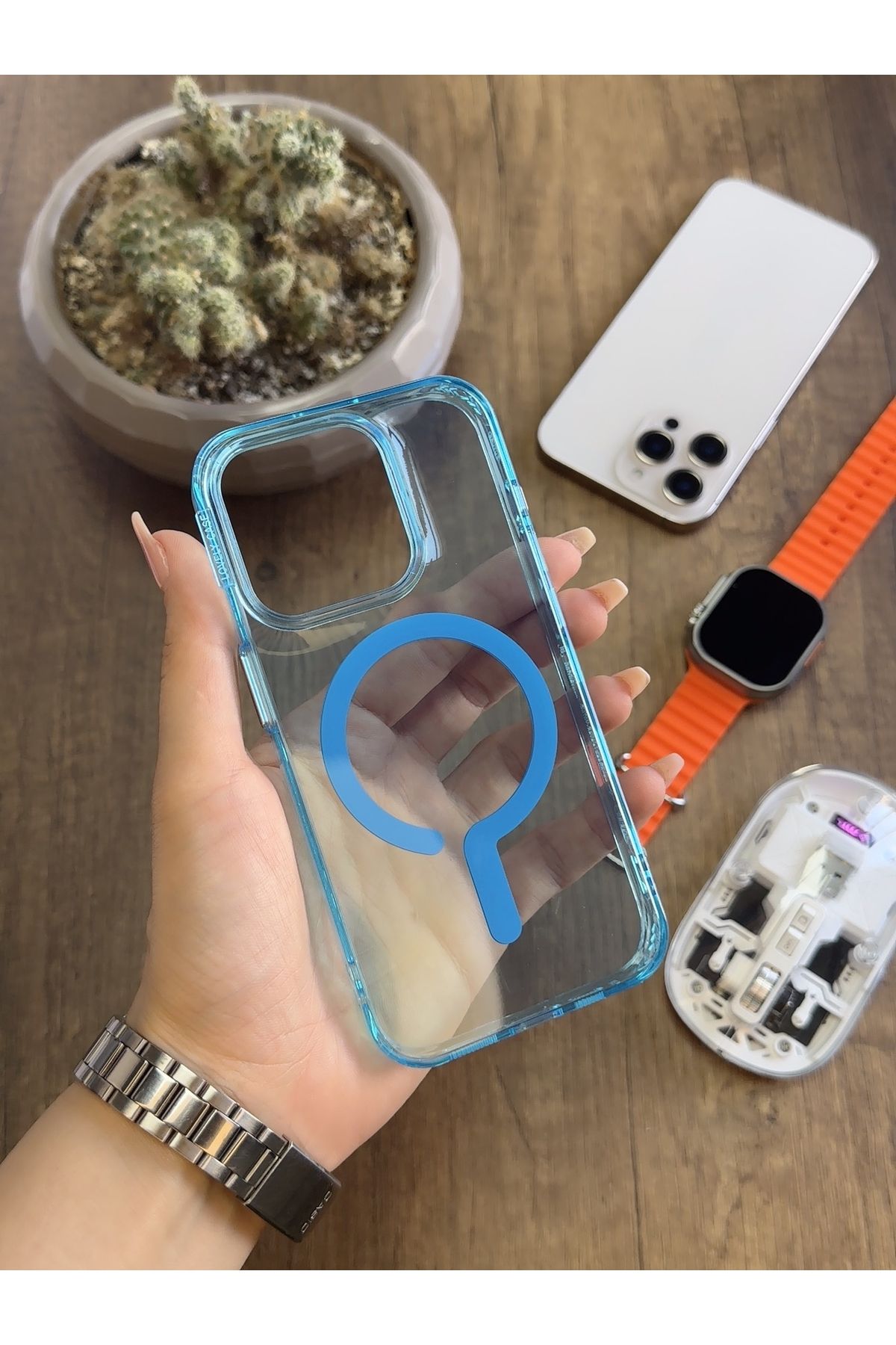 MTL iPhone 15 Pro MagSafe Uyumlu Silikon Kılıf Soocase661