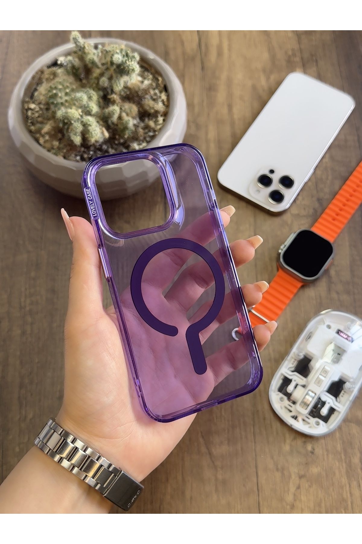 MTL iPhone 15 Pro MagSafe Uyumlu Silikon Kılıf Soocase661