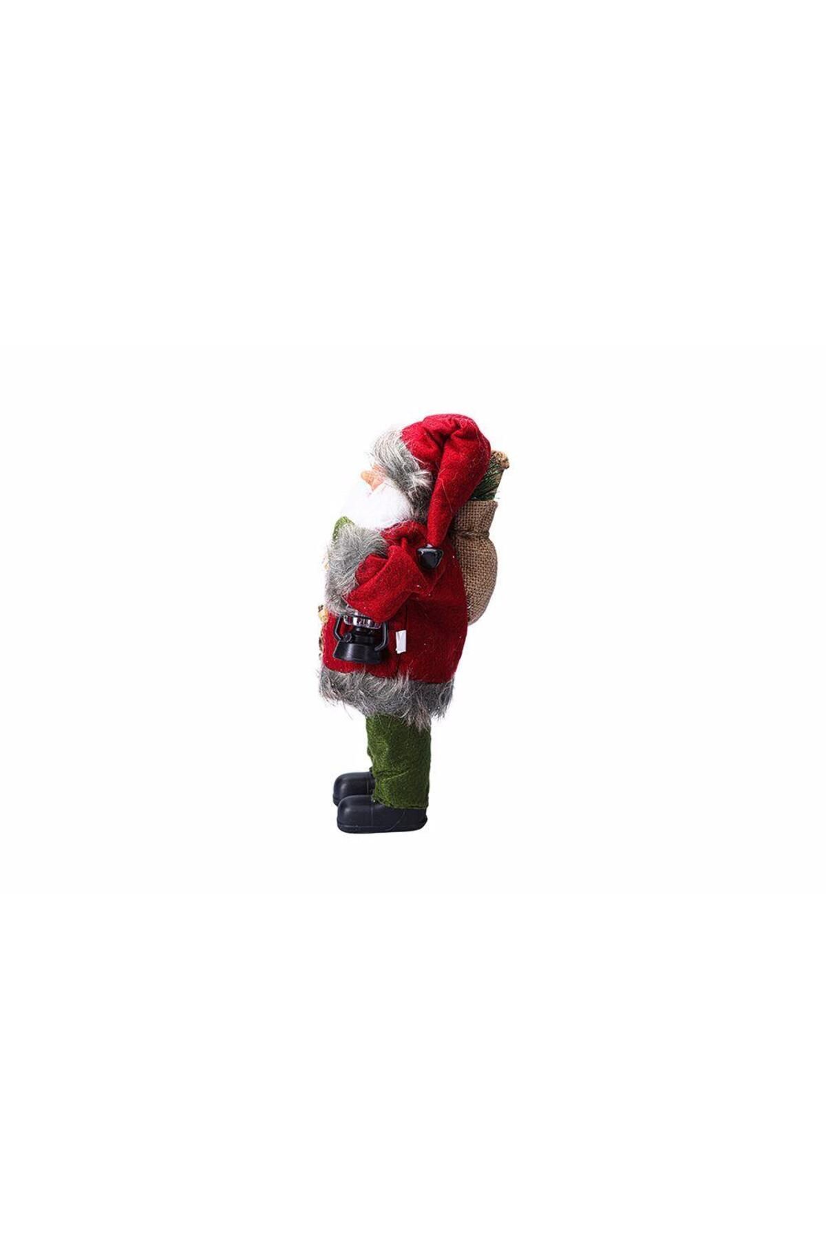 Elioure Noel Baba Kırmızı Kürklü 32cm