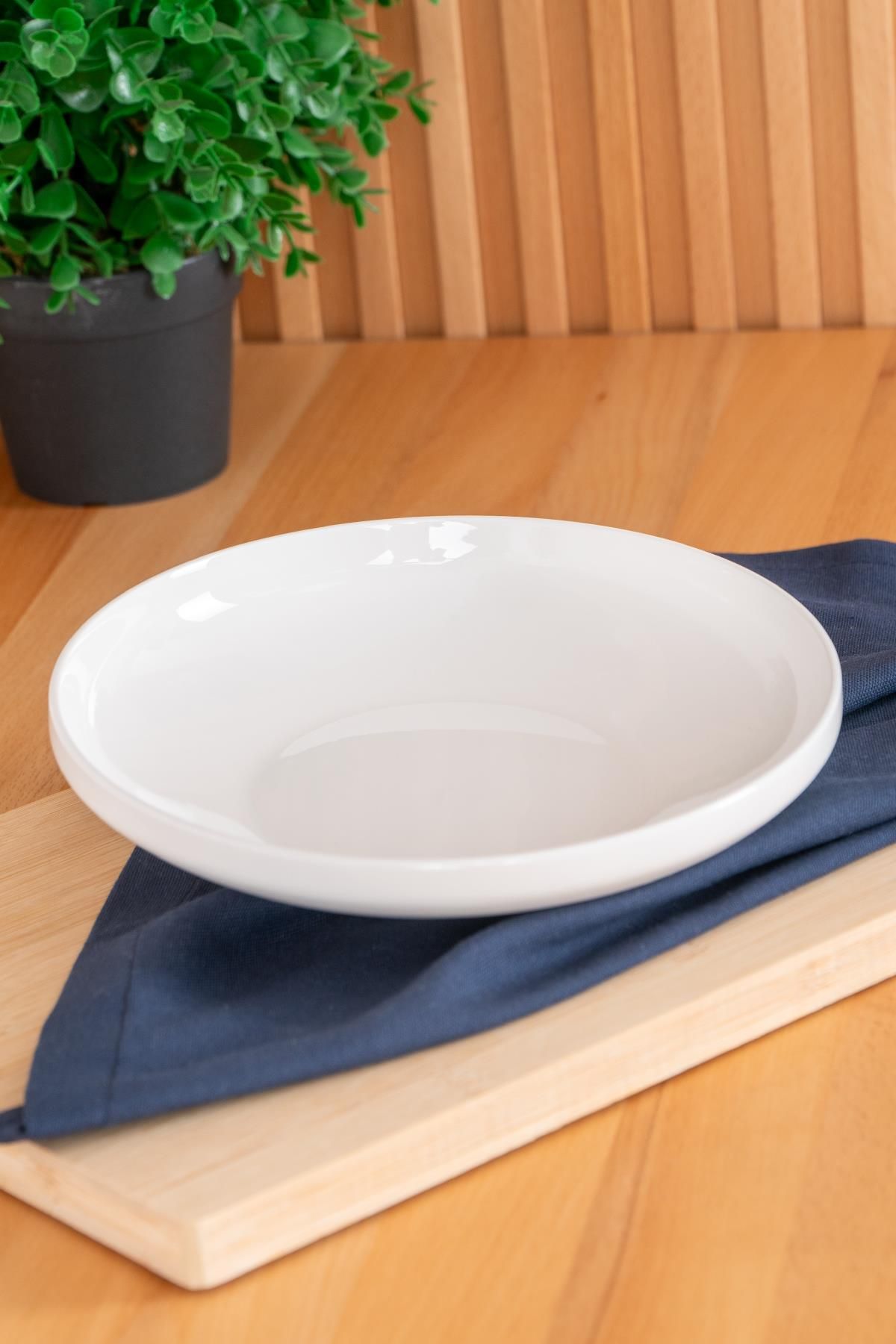 ACAR Aria Yuvarlak Çukur Tabak - 20 cm