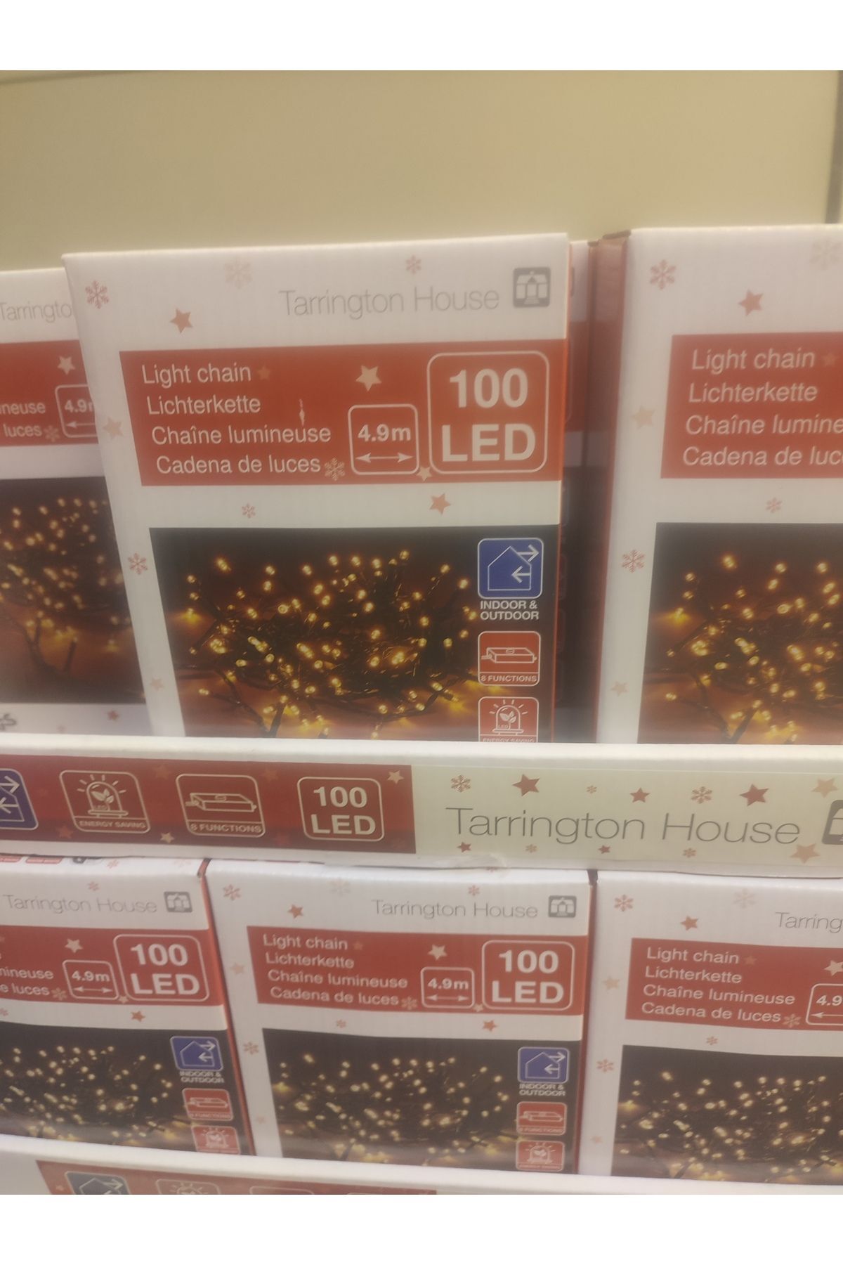 Elioure Yılbaşı Çam Ağacı 100 Led Gün Işığı Sarı 4.9 Metre