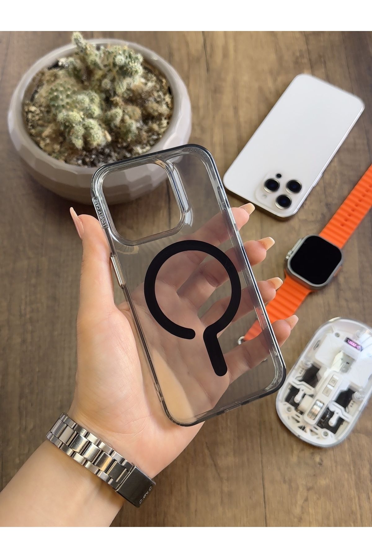 MTL iPhone 15 Pro MagSafe Uyumlu Silikon Kılıf Soocase661