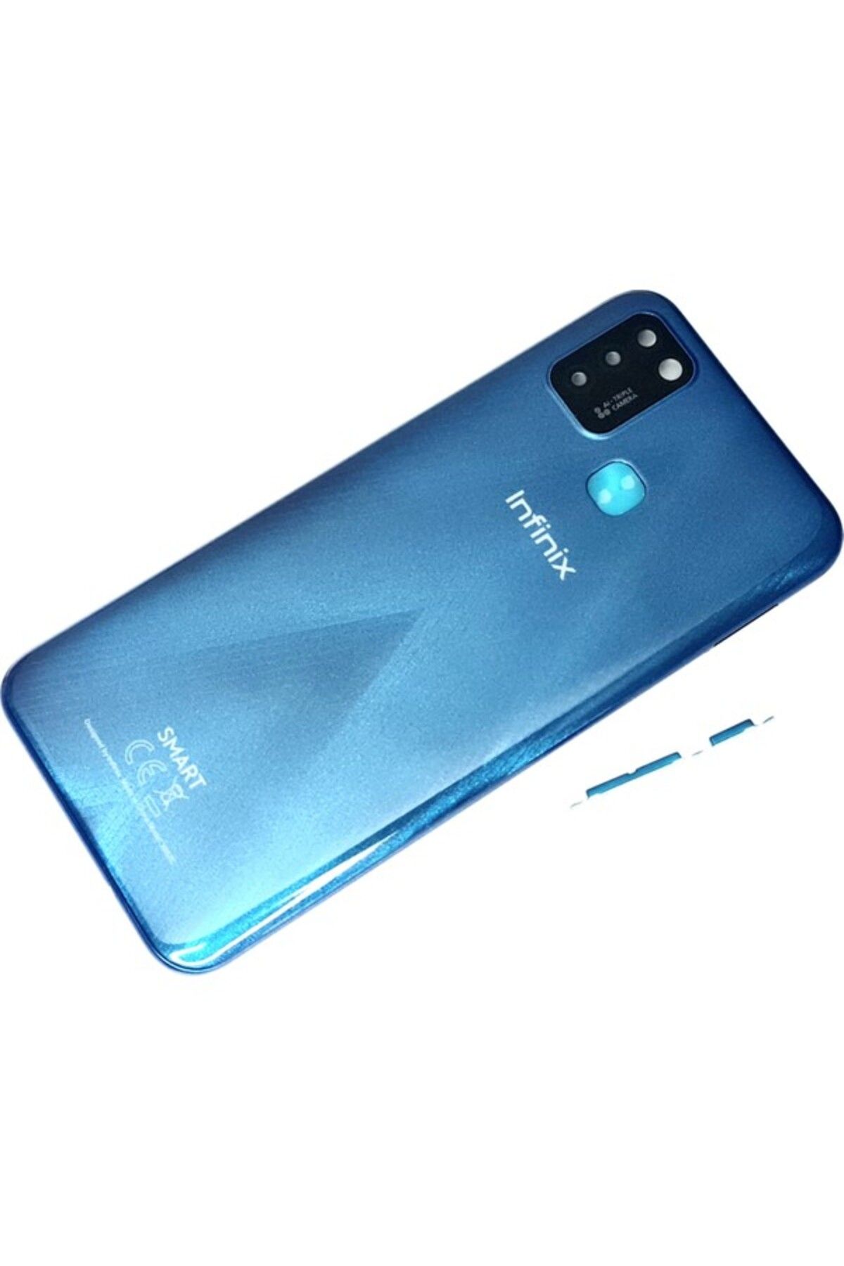 AXYA Infinix Smart 5 kasa Arka Pil Batarya Kapağı Açık Mavi