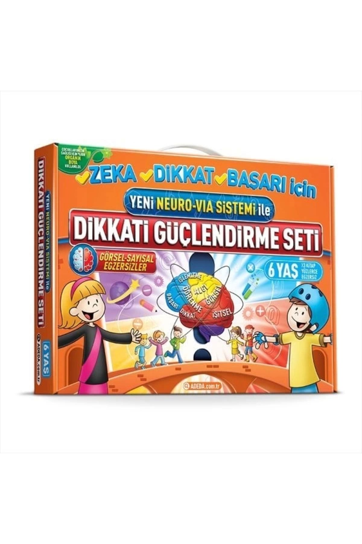 Adeda Yayıncılık Dikkati Güçlendirme Seti Anasınıfı – 6 Yaş- Neuro-Via