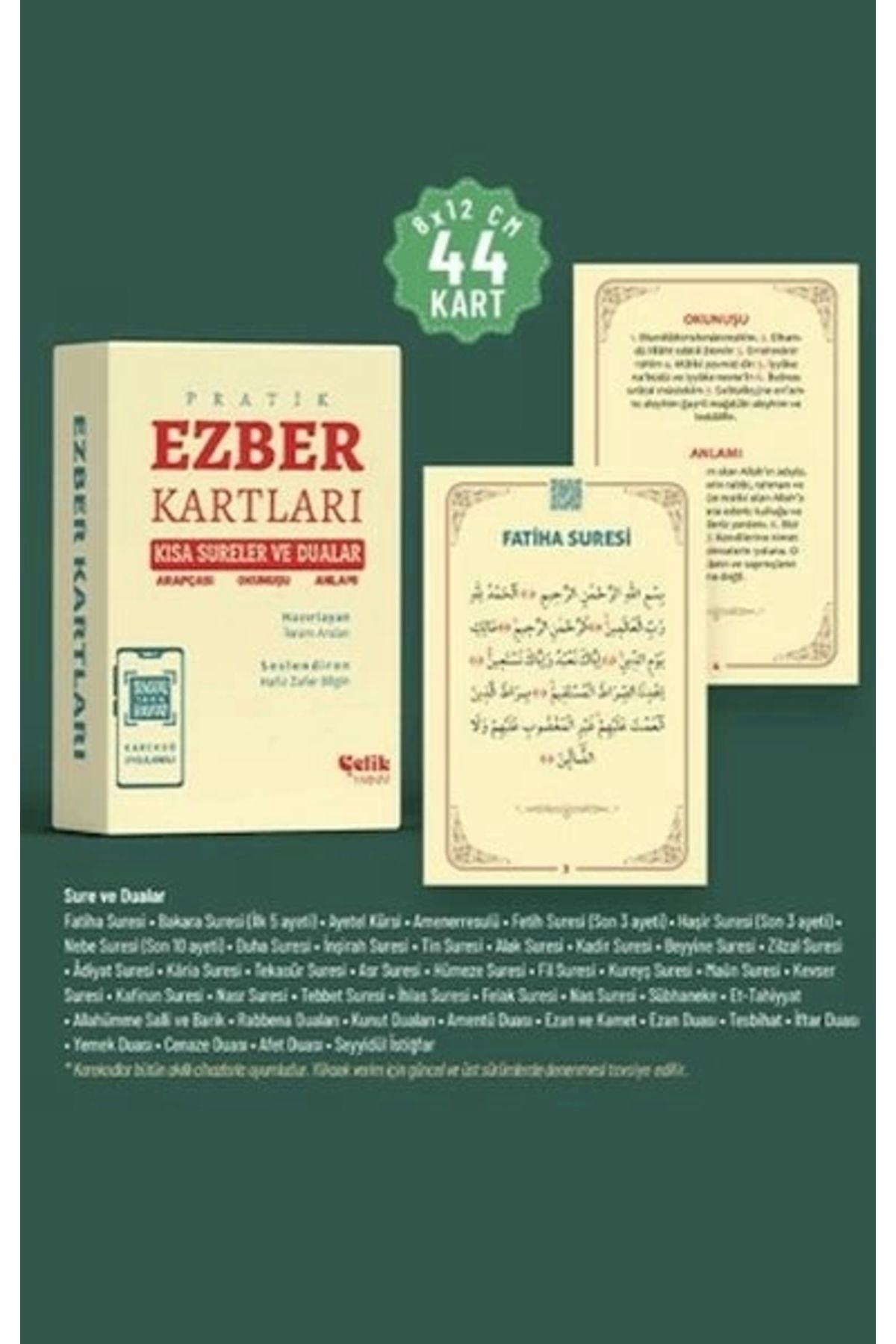 Çelik Yayınevi Kısa Sureler ve Dualar