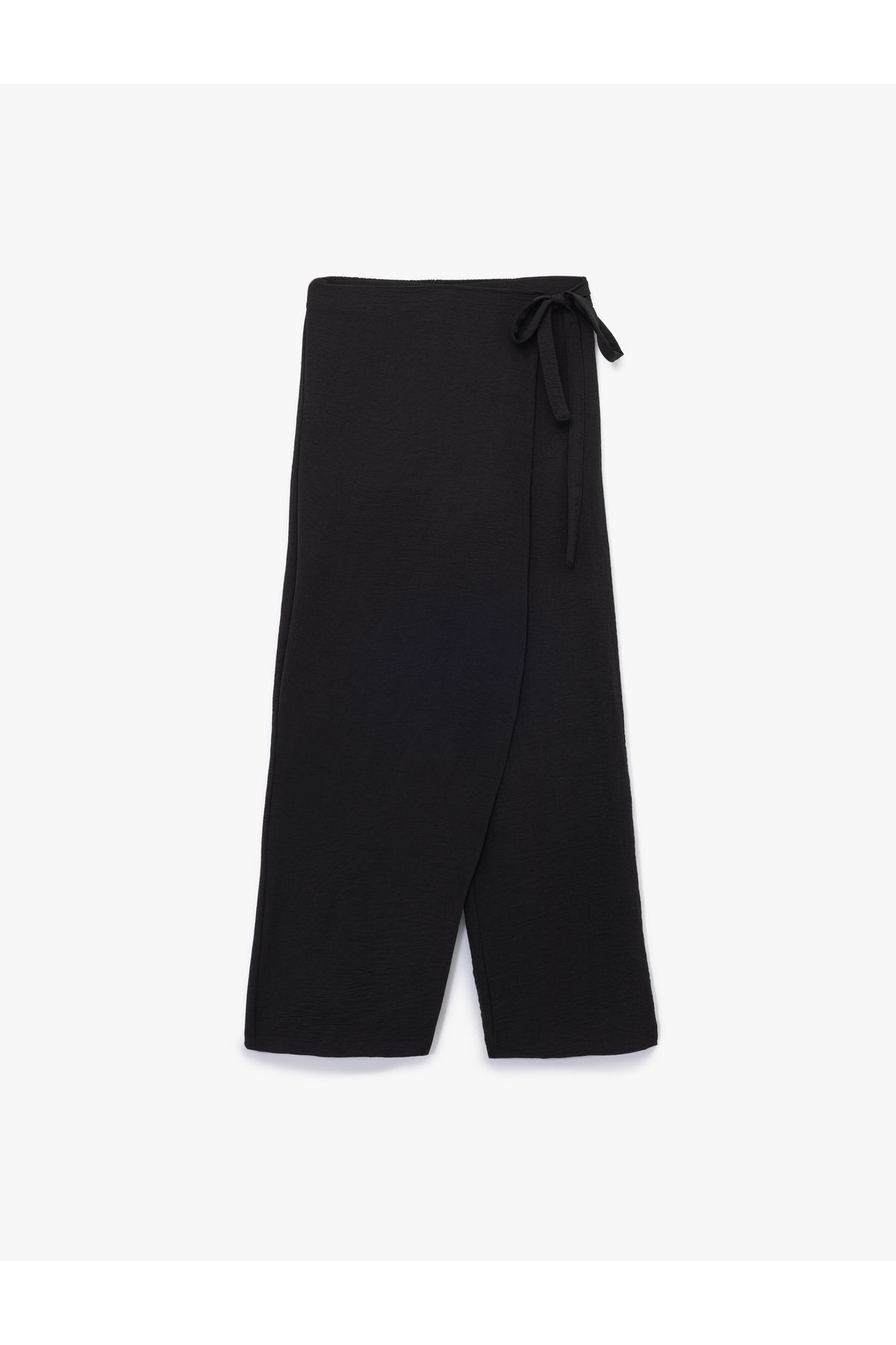 Koton Beli Bağlamalı Rahat Kesim Geniş Paça Pantolon