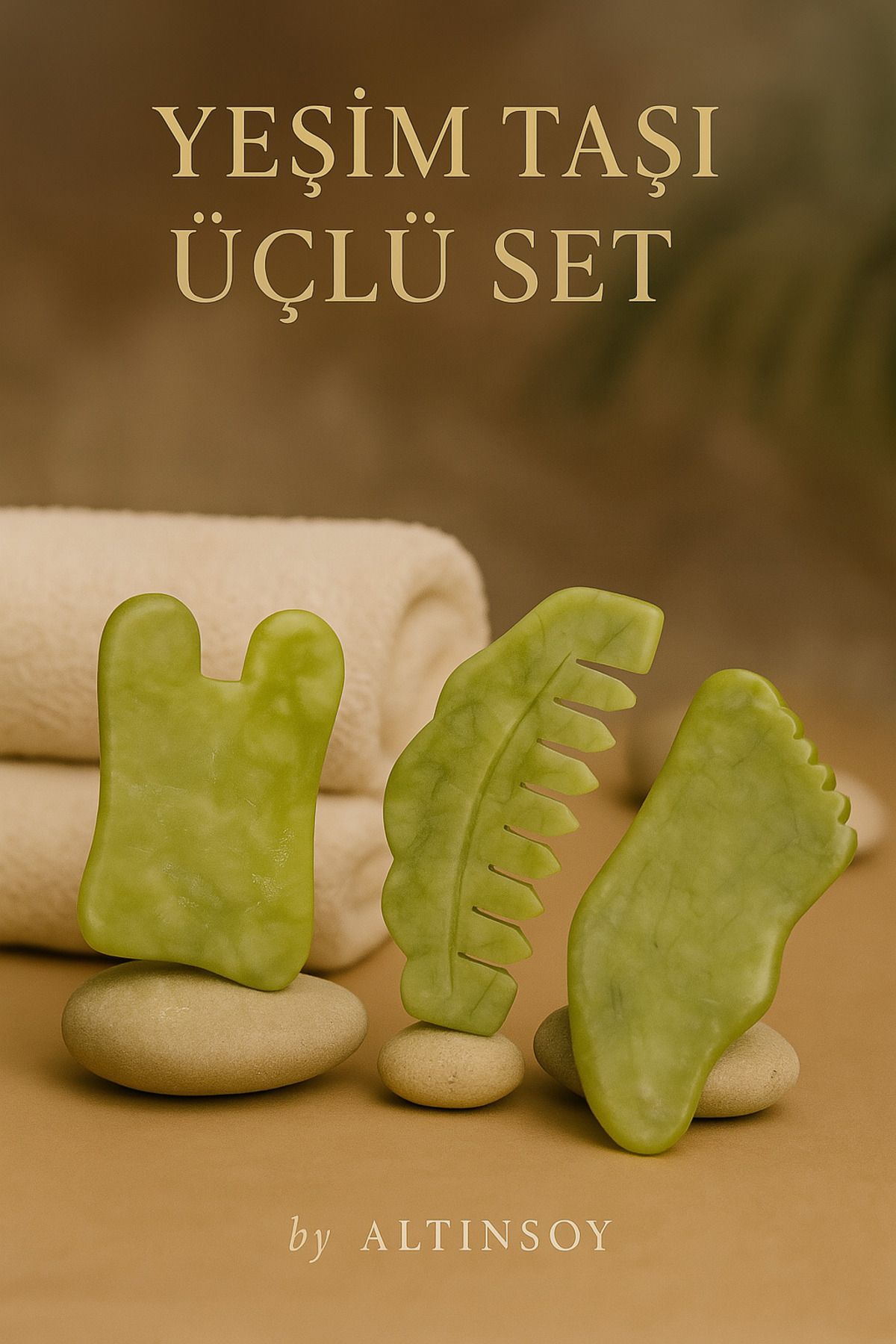 Altınsoy collection Yeşim Taşı 3'lü Set