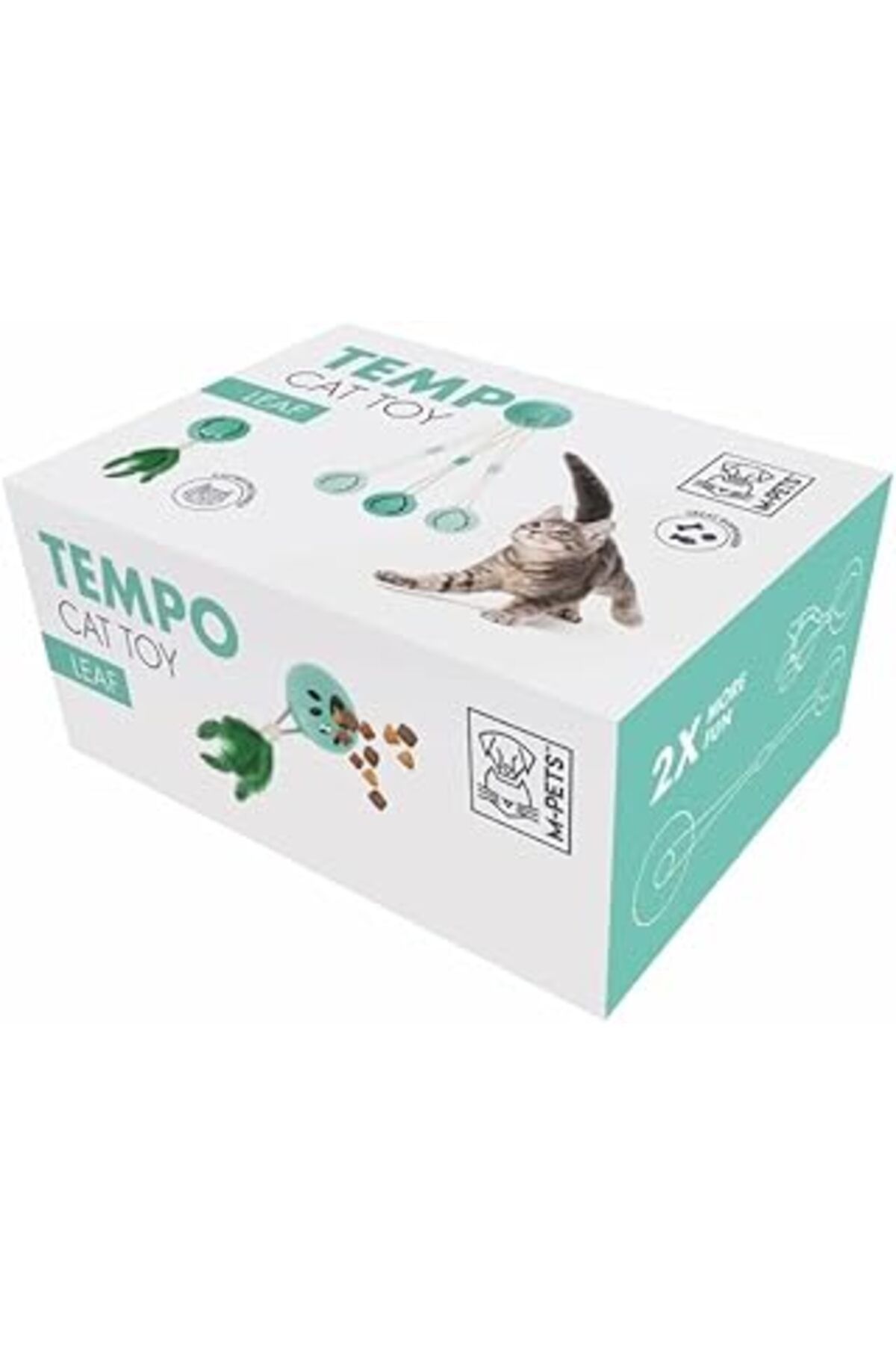 Mu Art Ahşap M-Pets Tampo Catnipli Kedi Oyuncağı Ödül Hazneli