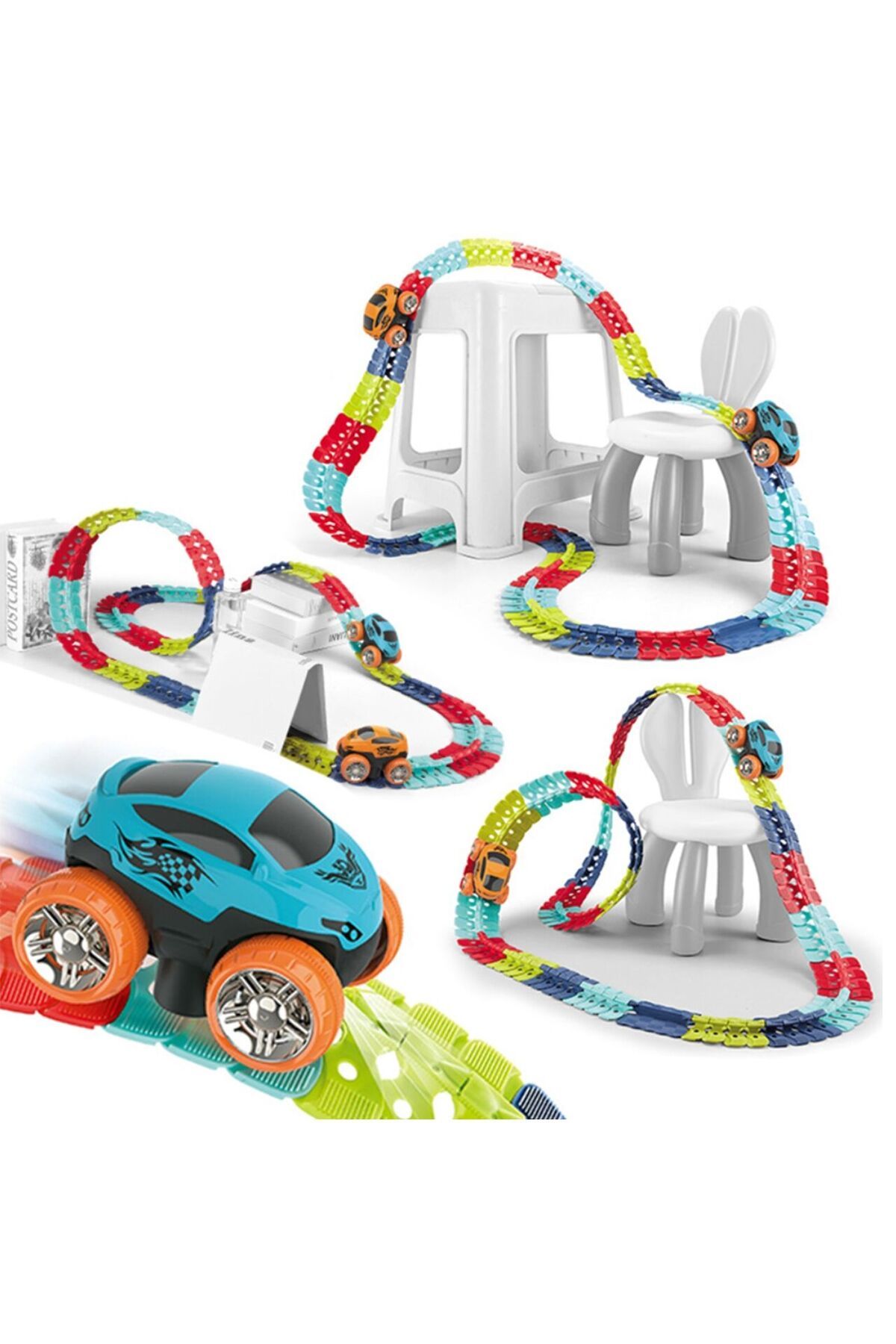 ideal STORE-CarTrack idealSTORE Car Track, Flexible Track, Multiple Configurations, Stable Structure, As 4