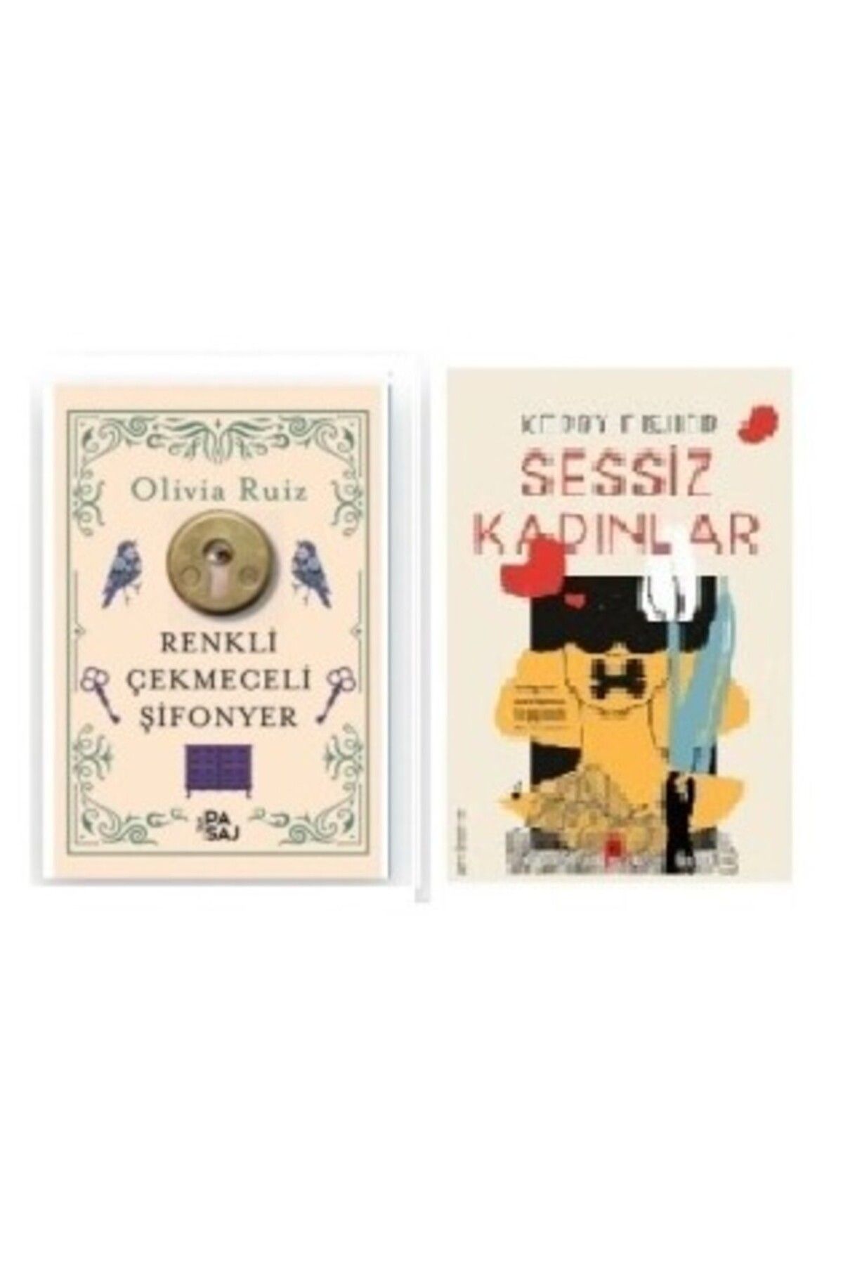 Yan Pasaj Yayınevi Renkli Çekmeceli Şifonyer - Sessiz Kadınlar HEDİYE