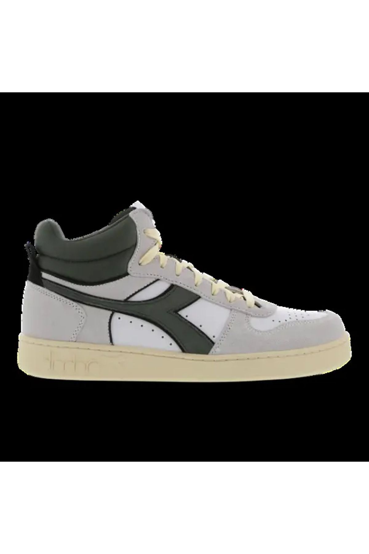 Diadora Magic Basket Demi Cut Suede Leather Unisex Gri Spor Ayakkabı - 501.178563-C7727