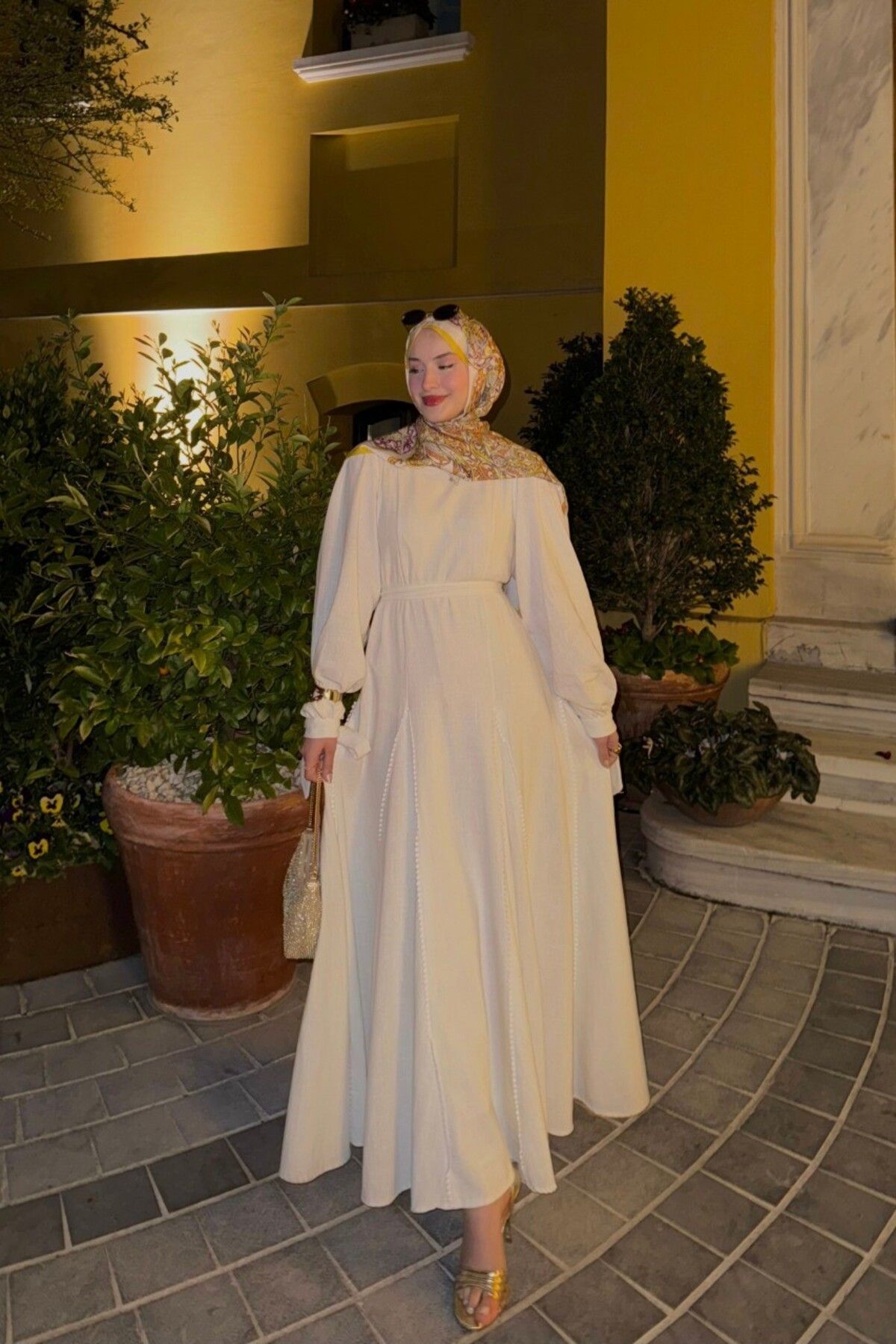lurex moda Prenses Model Keten Elbise