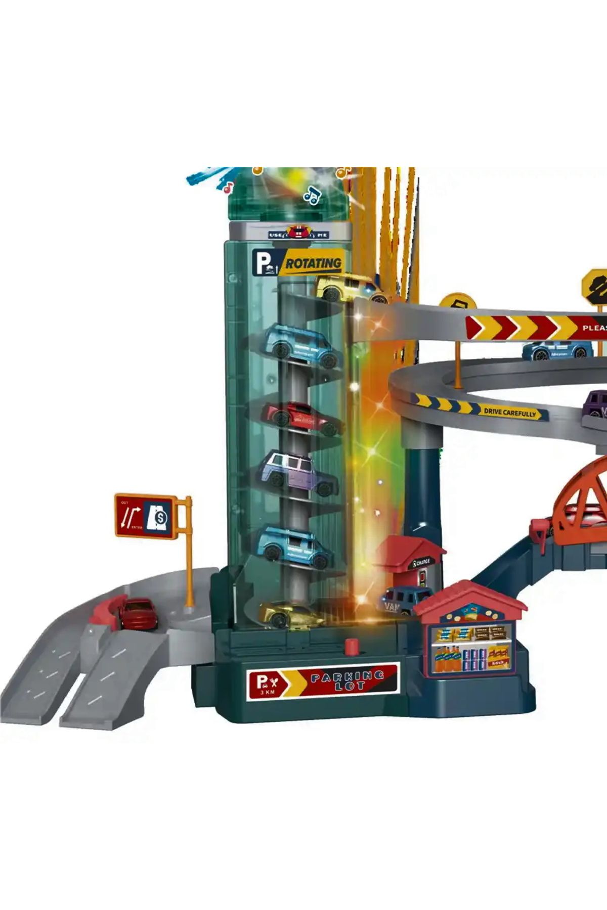 ideal STORE-Ideal STORE Lion Adventures Playset, interactive obstacle course, tower with automatic lift, incl. 7