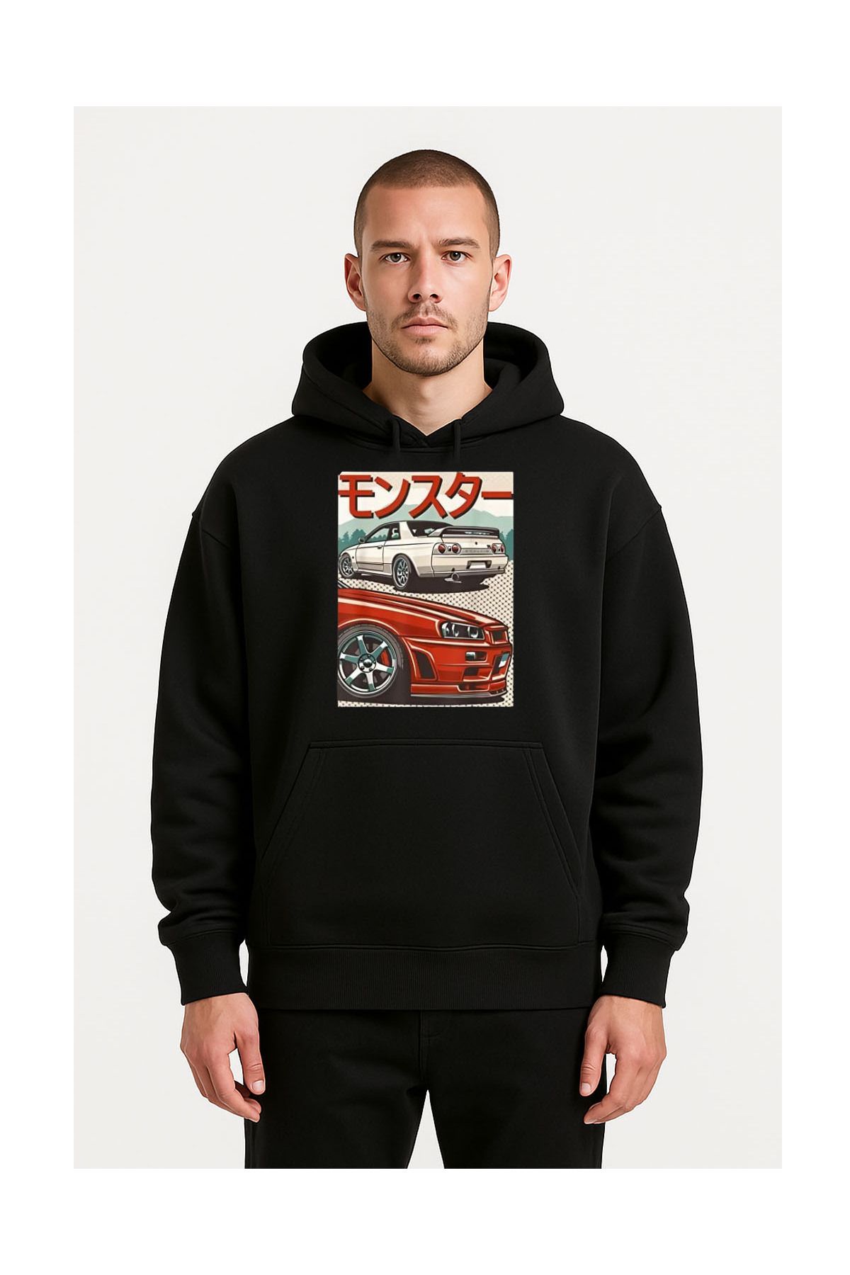 Advantage Kod Advantage Motorsport Jdm Kapşonlu Sweatshirt Hoodie