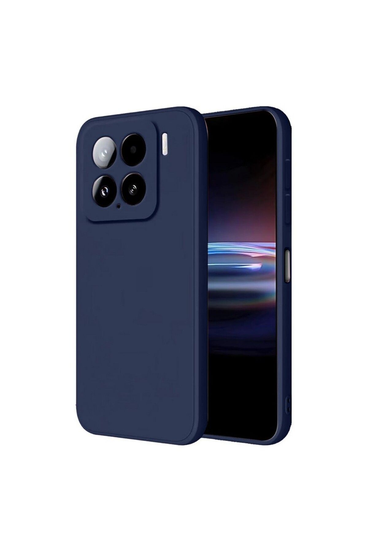 Gpack Xiaomi 15 Pro uyumlu Kılıf Mara Lansman Soft Silikon İçi Kadife Lacivert