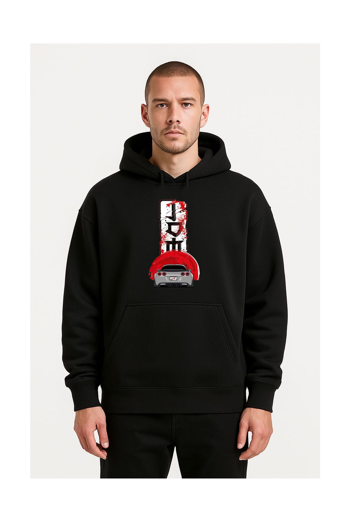 Advantage Kod Advantage Motorsport Jdm Kapşonlu Sweatshirt Hoodie