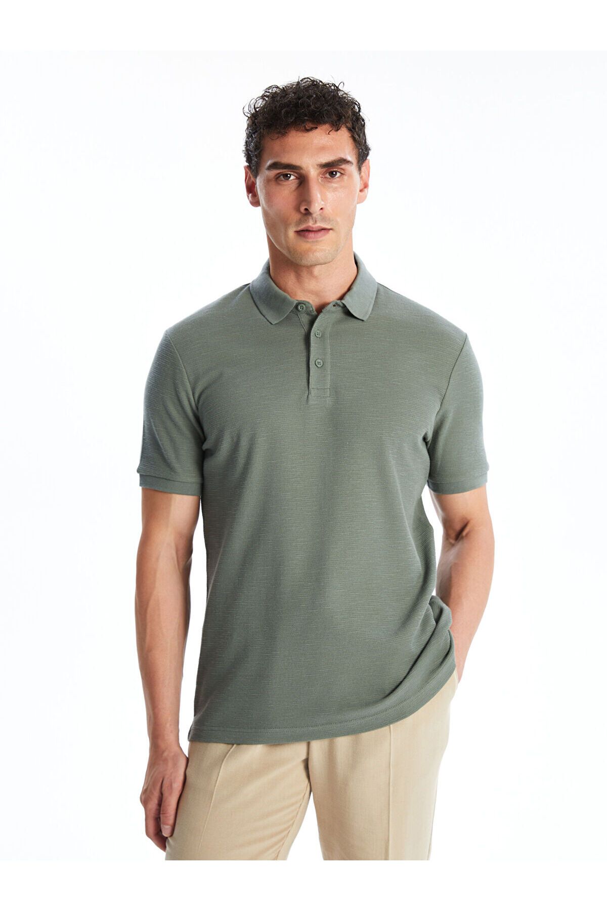 LC Waikiki Polo Yaka Kısa Kollu Erkek Tişört