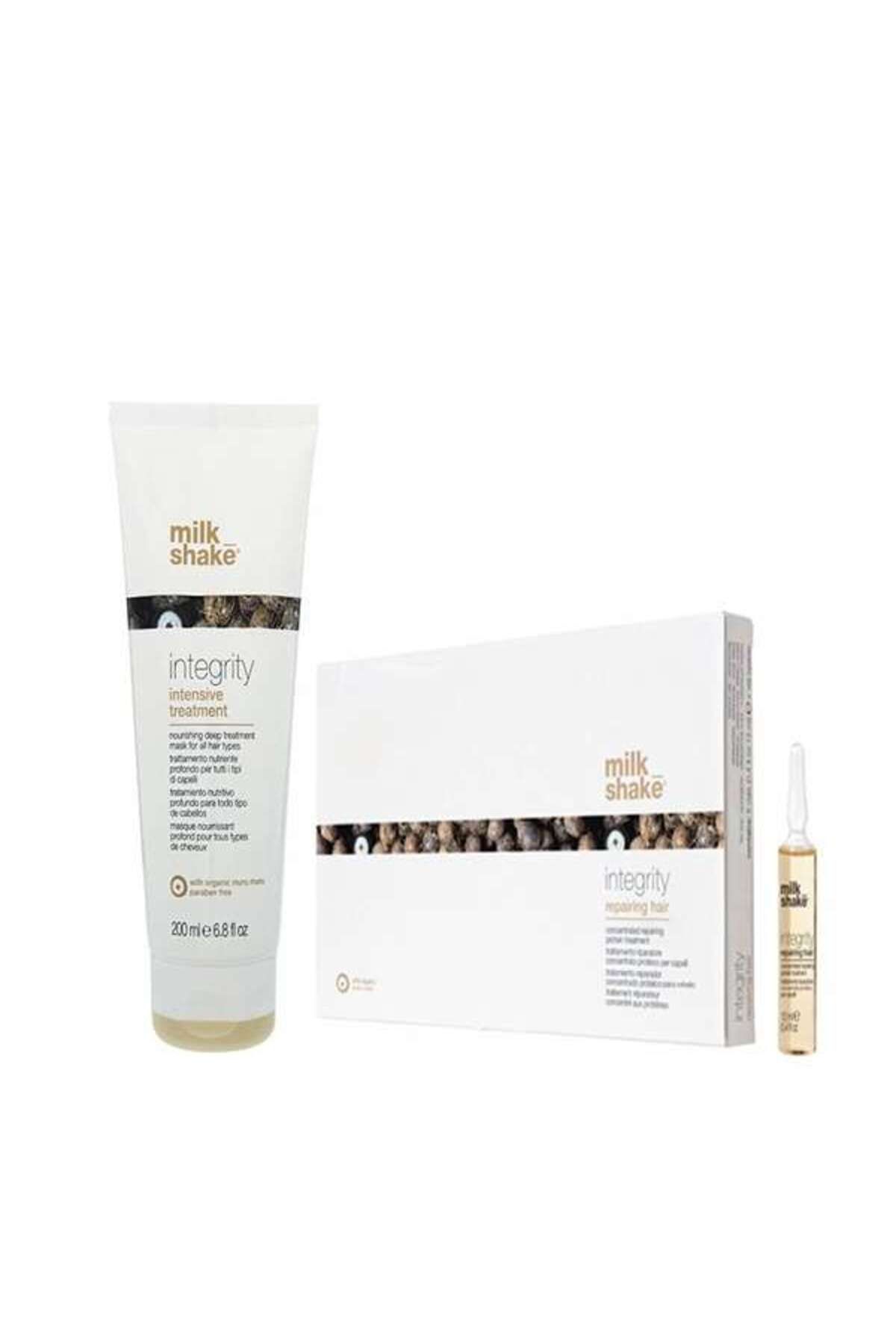 Milkshake-Pachet Hidratare Integrity System - Masca 200ml, Fiole 8x12ml 1