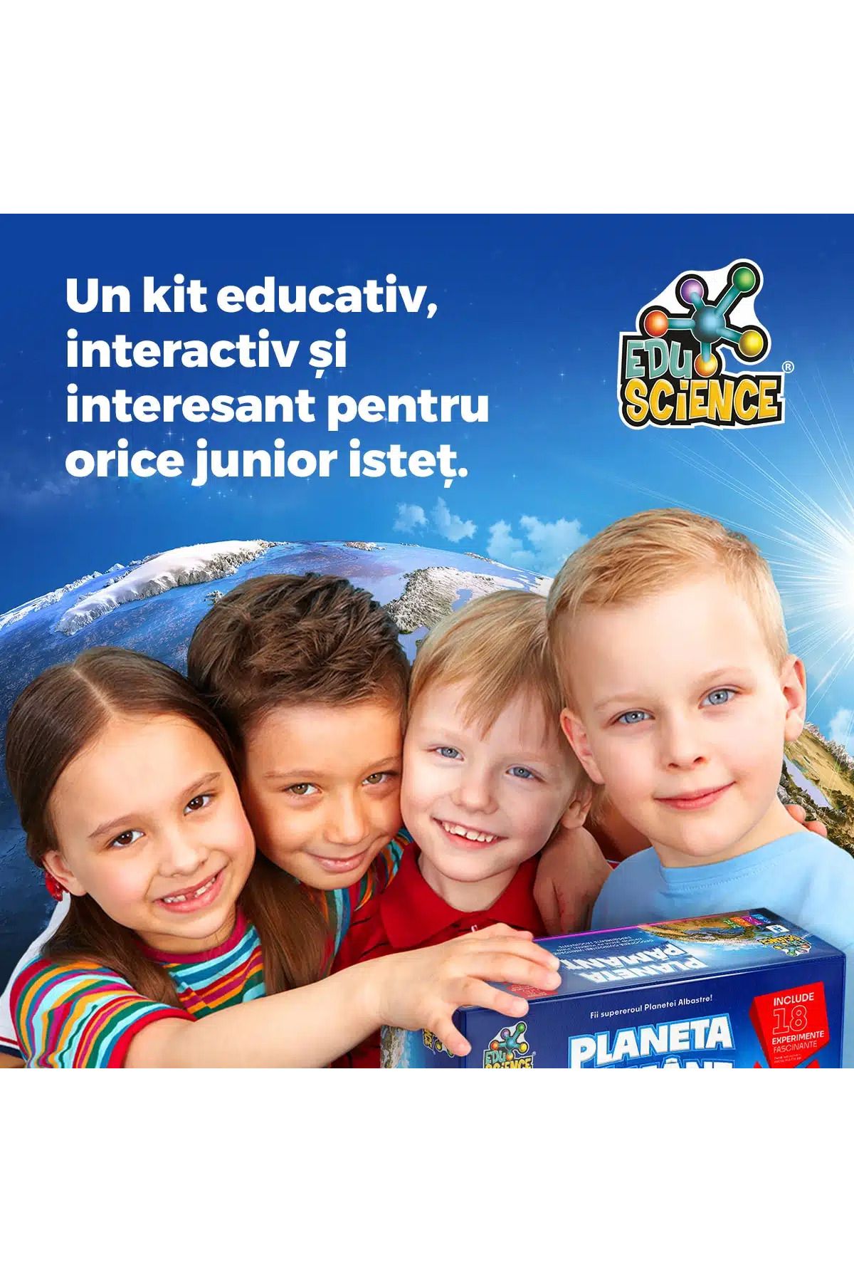 D-Toys-Planet Earth Game – Educational game, 18 amazing experiments 8