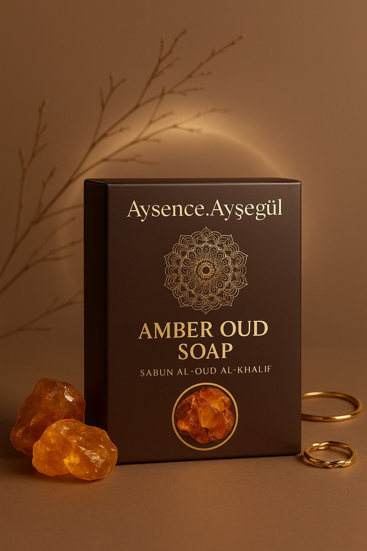 AYSENCE7 Amber Oud Sabunu | Doğal Cilt Temizleyici – Aysence.Ayşegül